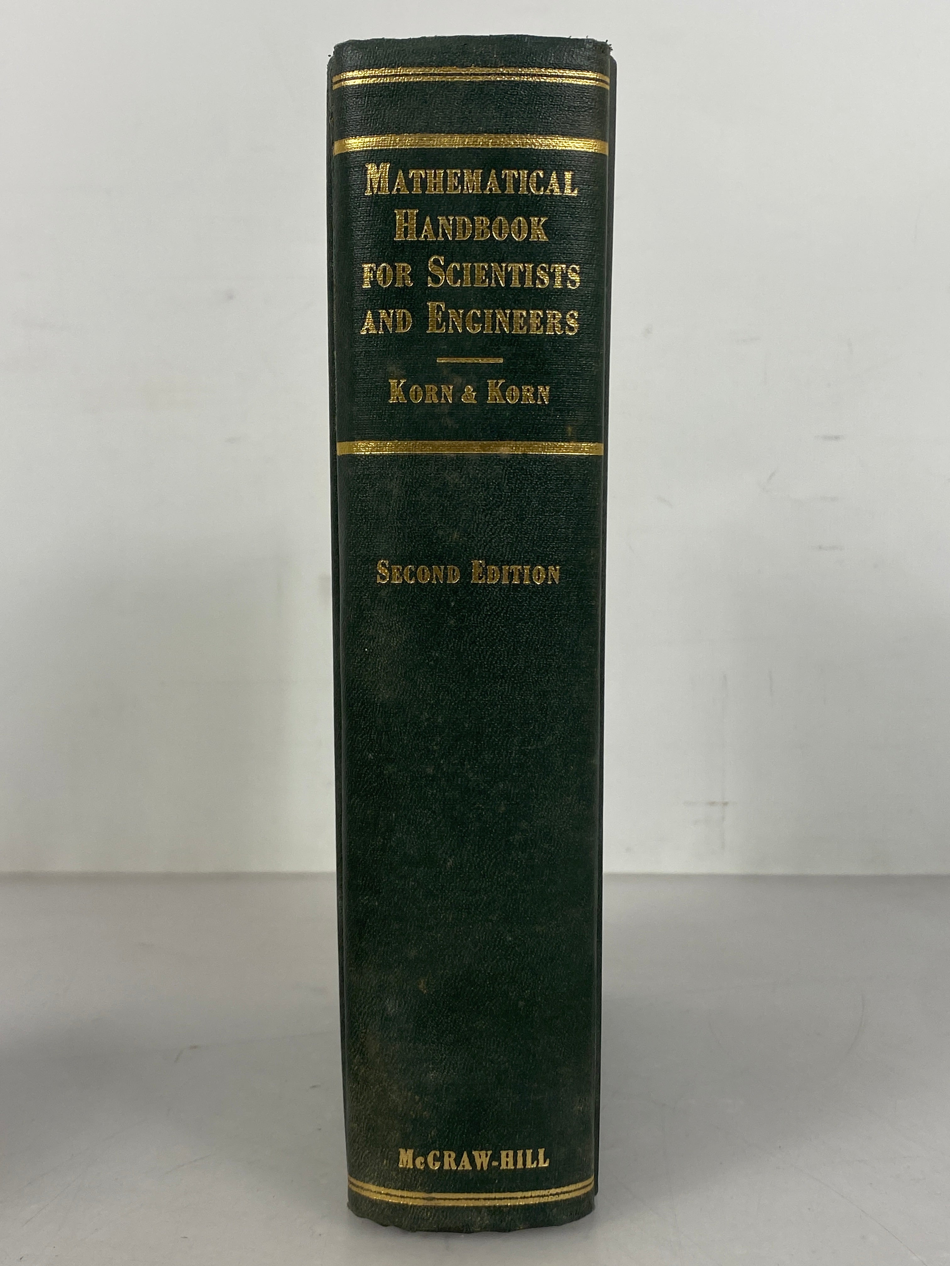 Mathematical Handbook for Scientists & Engineers by Korn 2nd Edition 1968 HC DJ