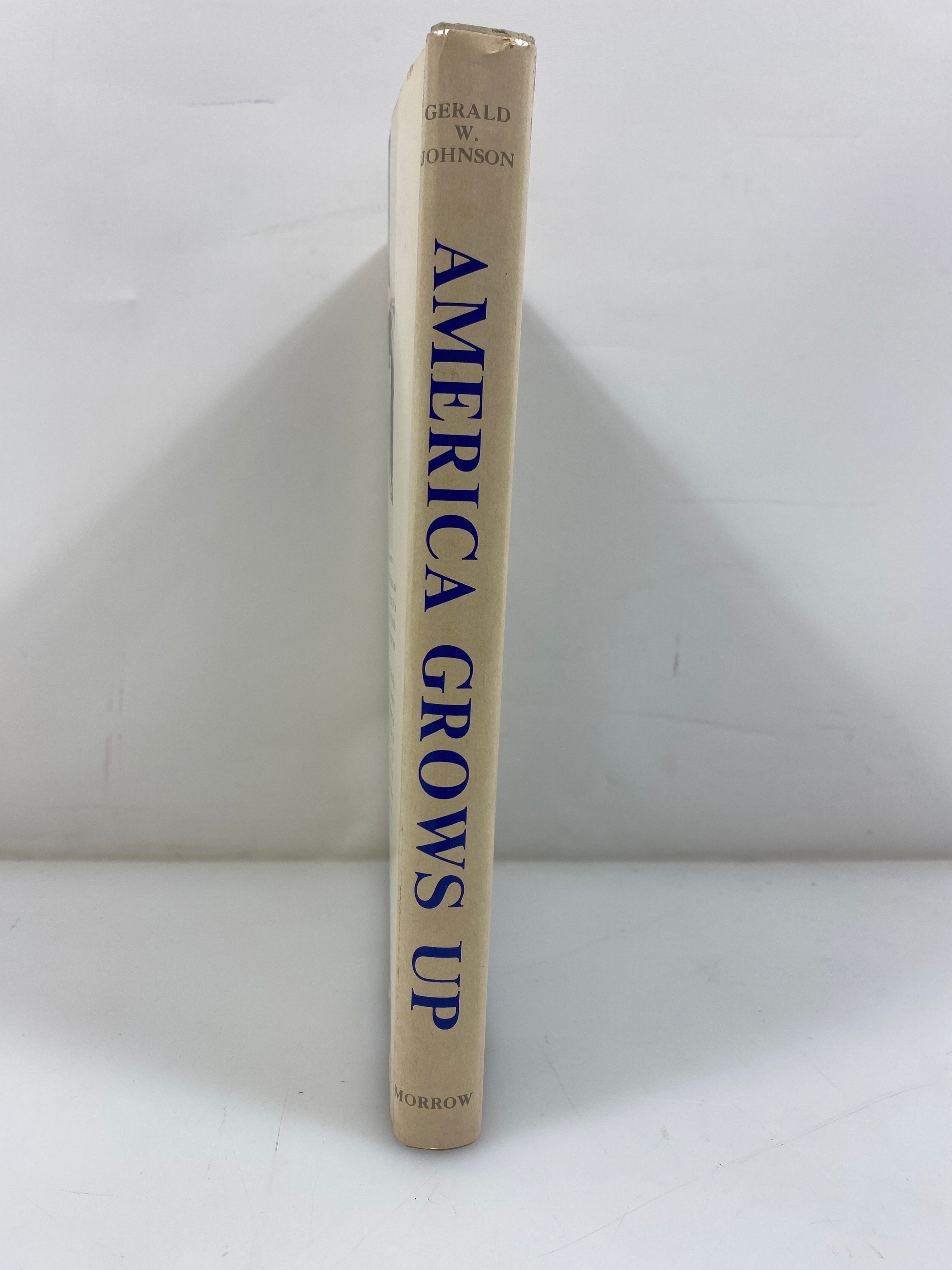 America Grows Up Gerald Johnson 1960 HCDJ