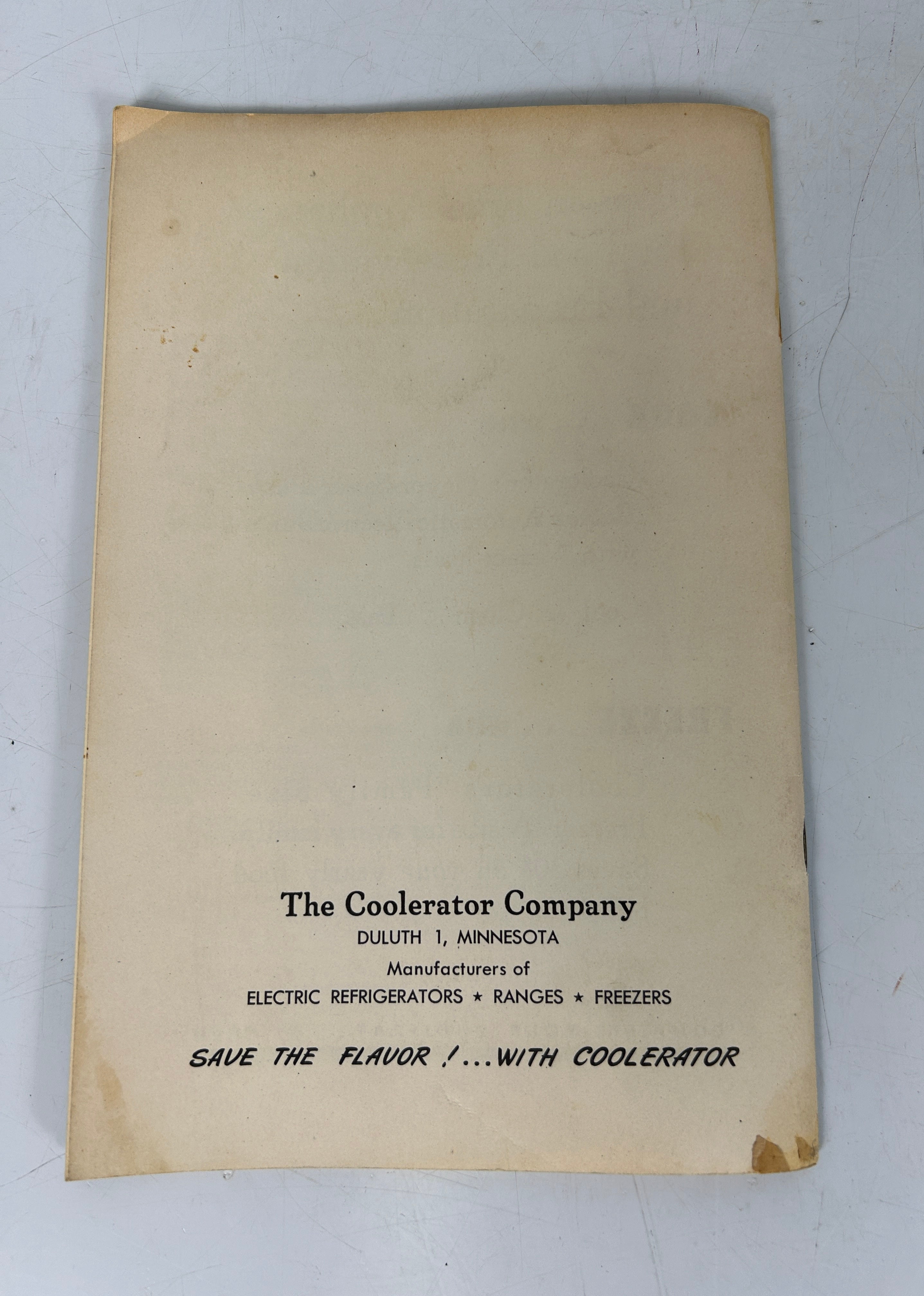 6 Vtg Recipe Booklets from Appliance Companies: Coolerator/Lorain/Robertshaw SC