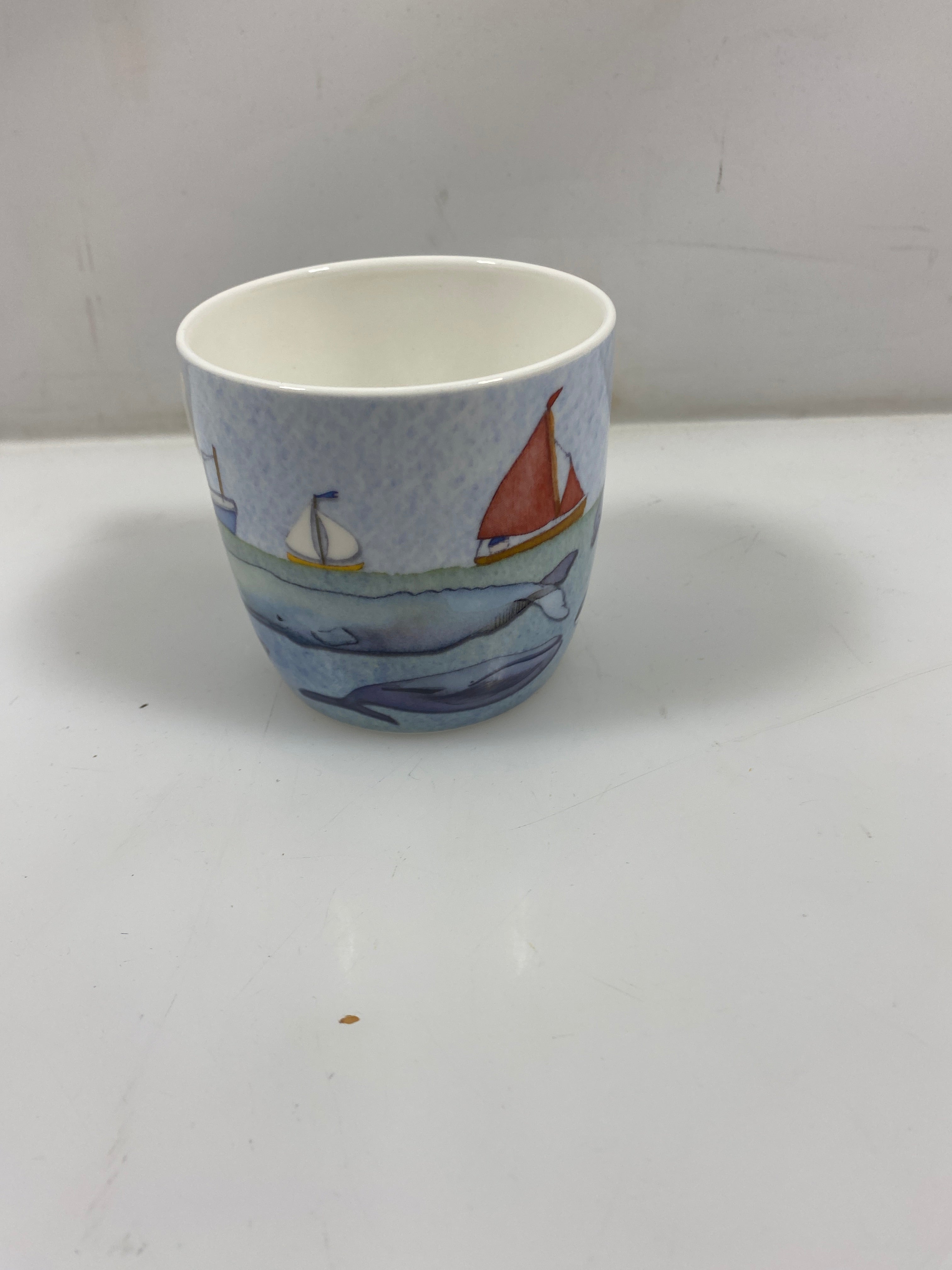 Coastal Sealife Bone China Mug By Emma Ball