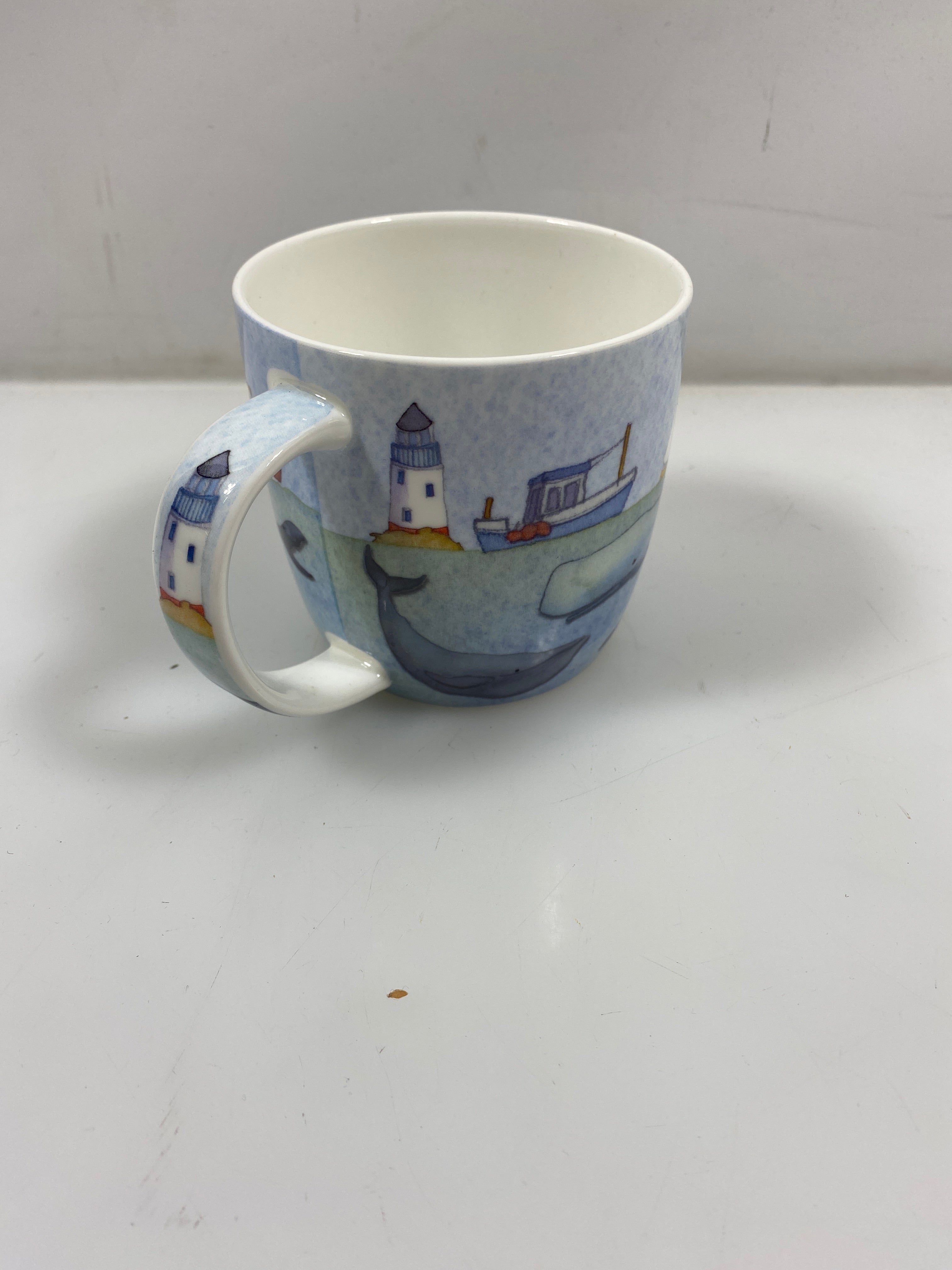 Coastal Sealife Bone China Mug By Emma Ball