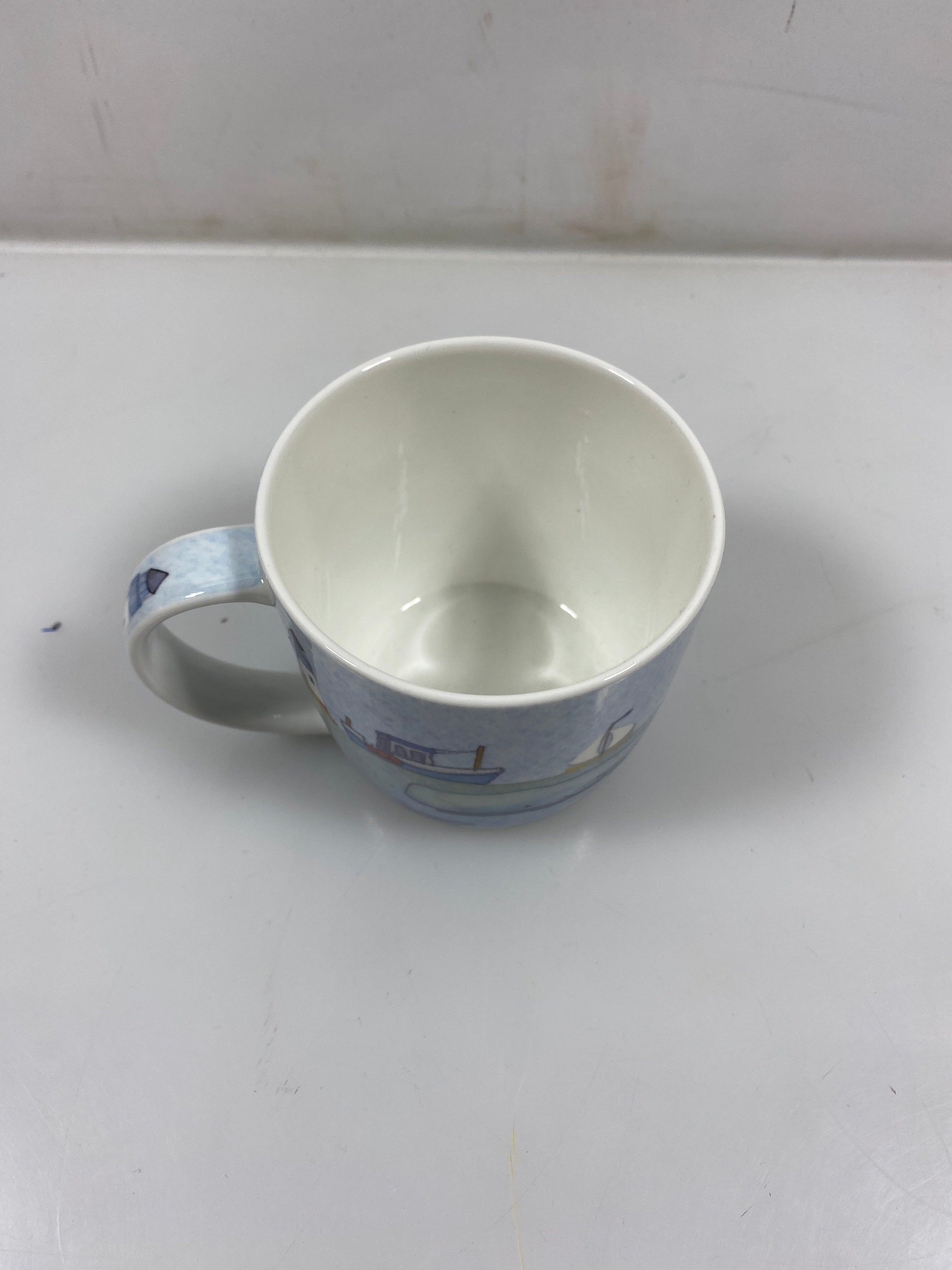 Coastal Sealife Bone China Mug By Emma Ball