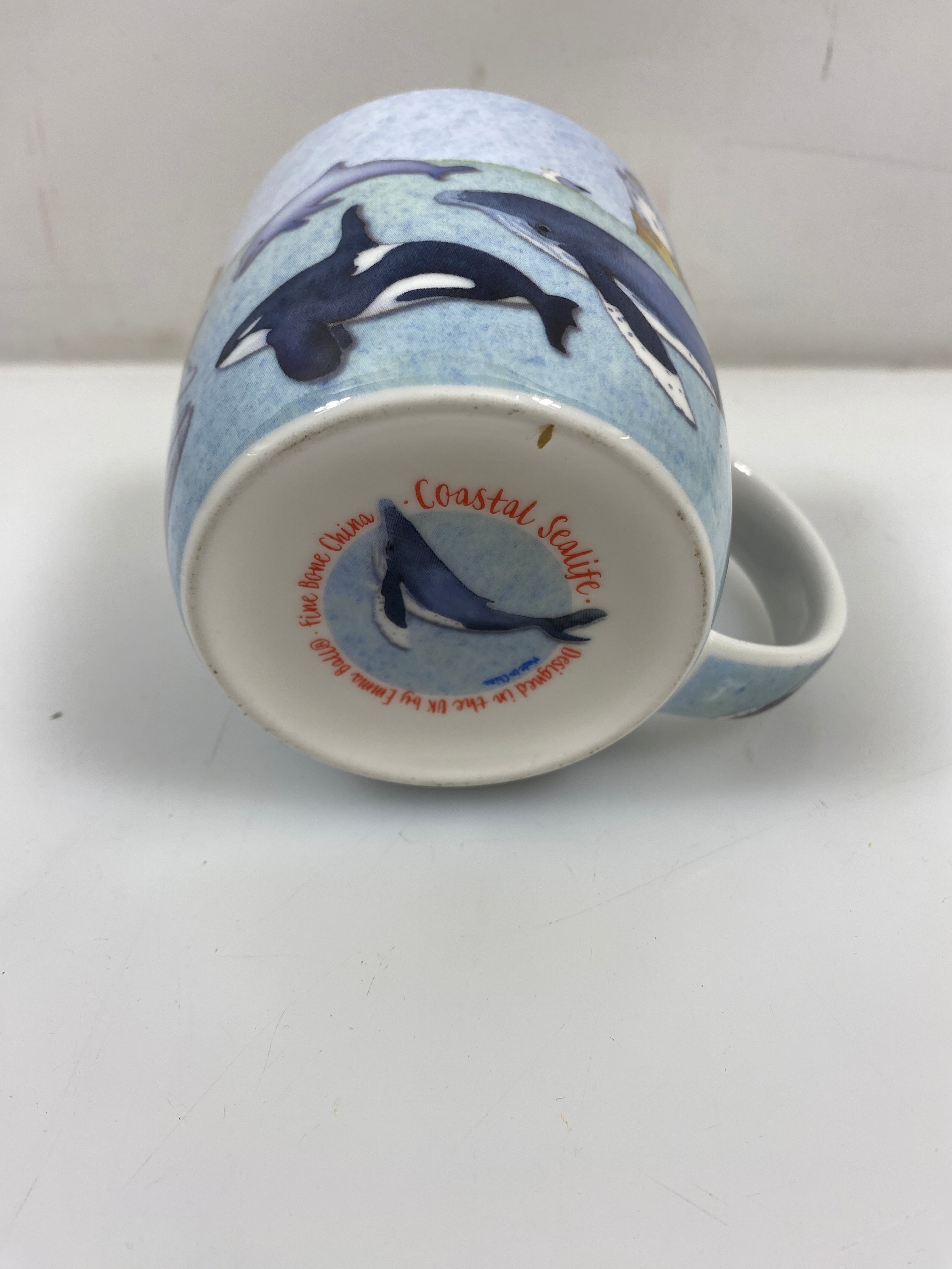 Coastal Sealife Bone China Mug By Emma Ball