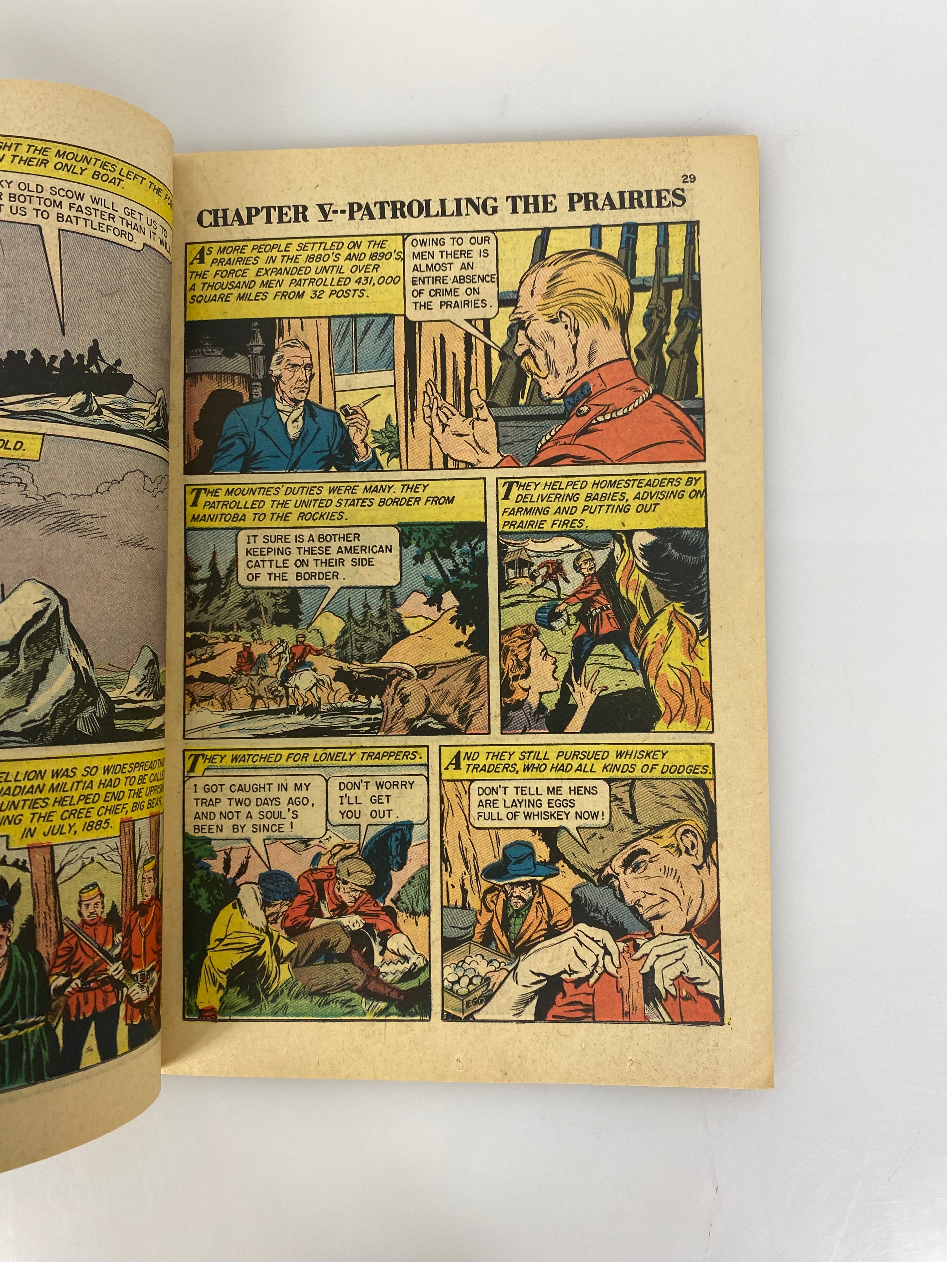 Classics Illustrated Royal Canadian Mounted Police 150A 1959