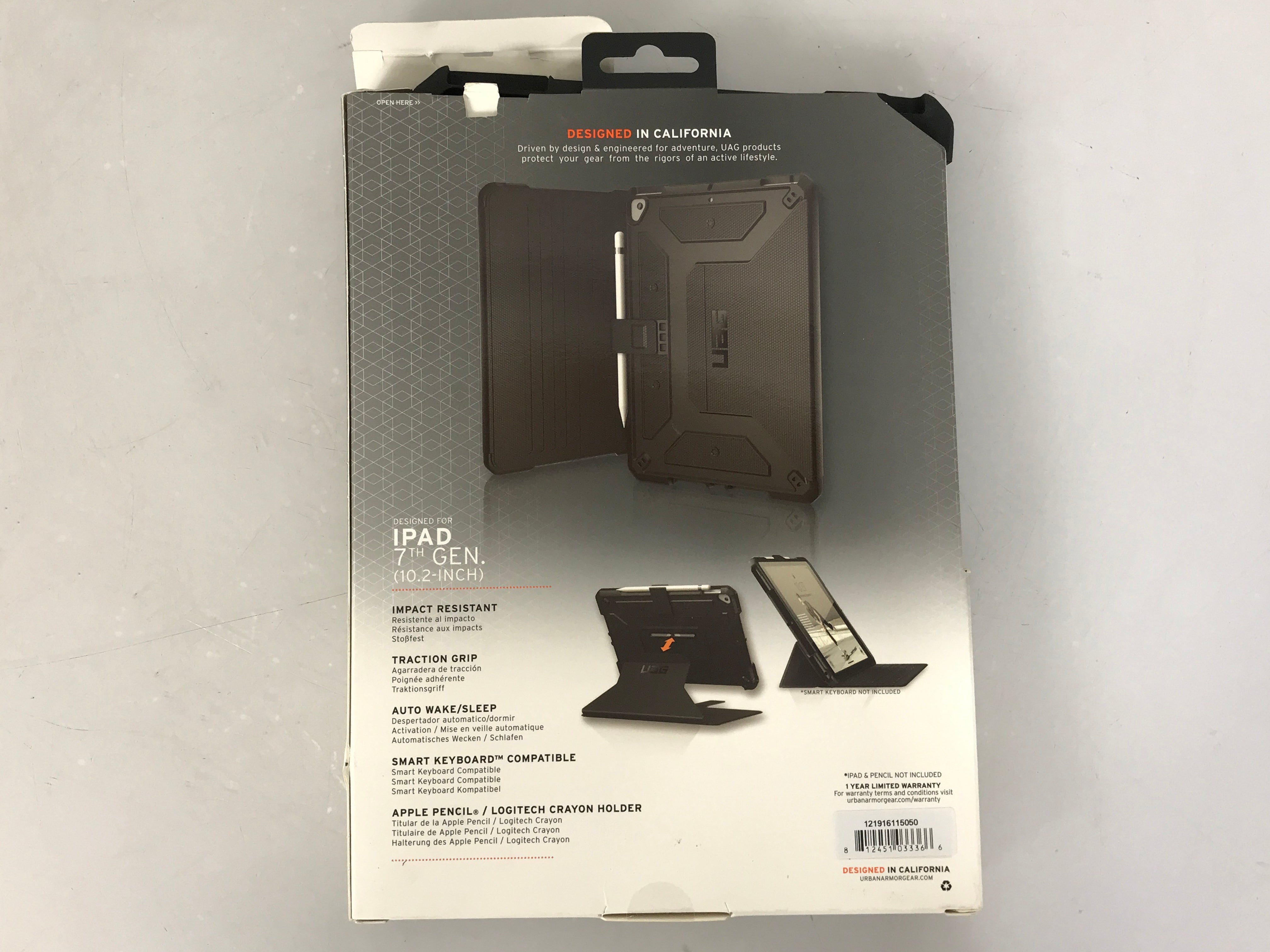 Urban Armor Gear Cobalt 121916115050 Metropolis Series Case for 10.2" iPad