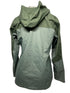 REI Co-op Rainier Rain Jacket 2.5L Hooded Green Peak Women's Size M