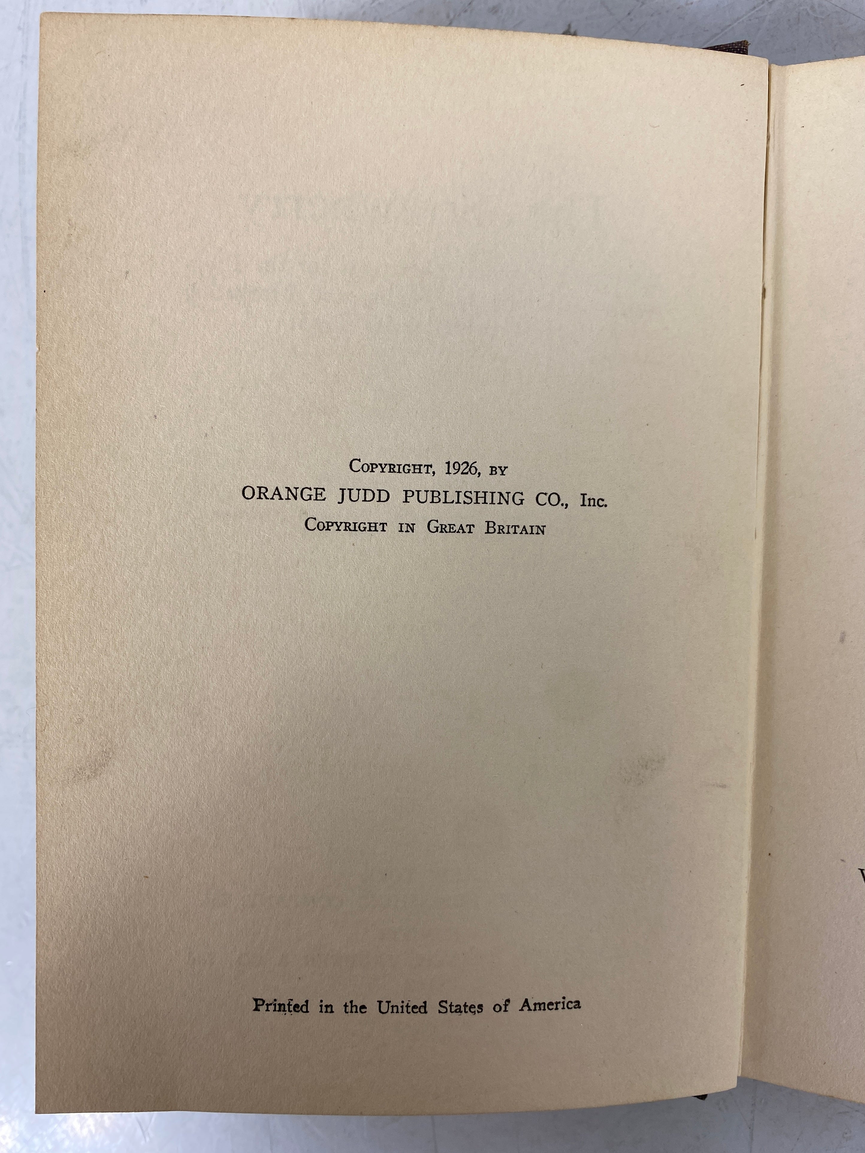 The Strawberry Samuel Fraser Propagation/Culture/Harvesting/Marketing 1926 HC