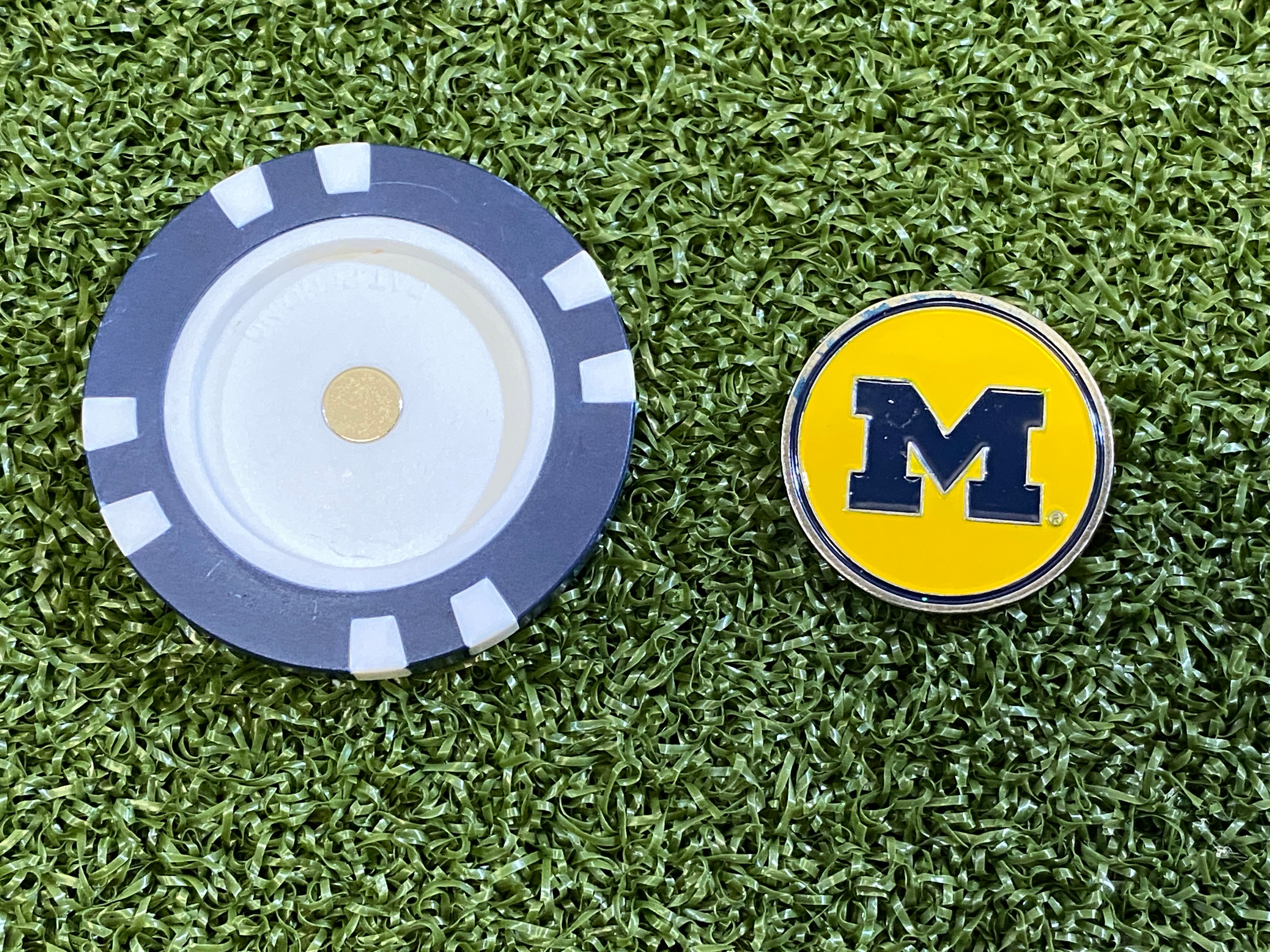 University of Michigan Magnetic Poker Chip Golf Ball Marker