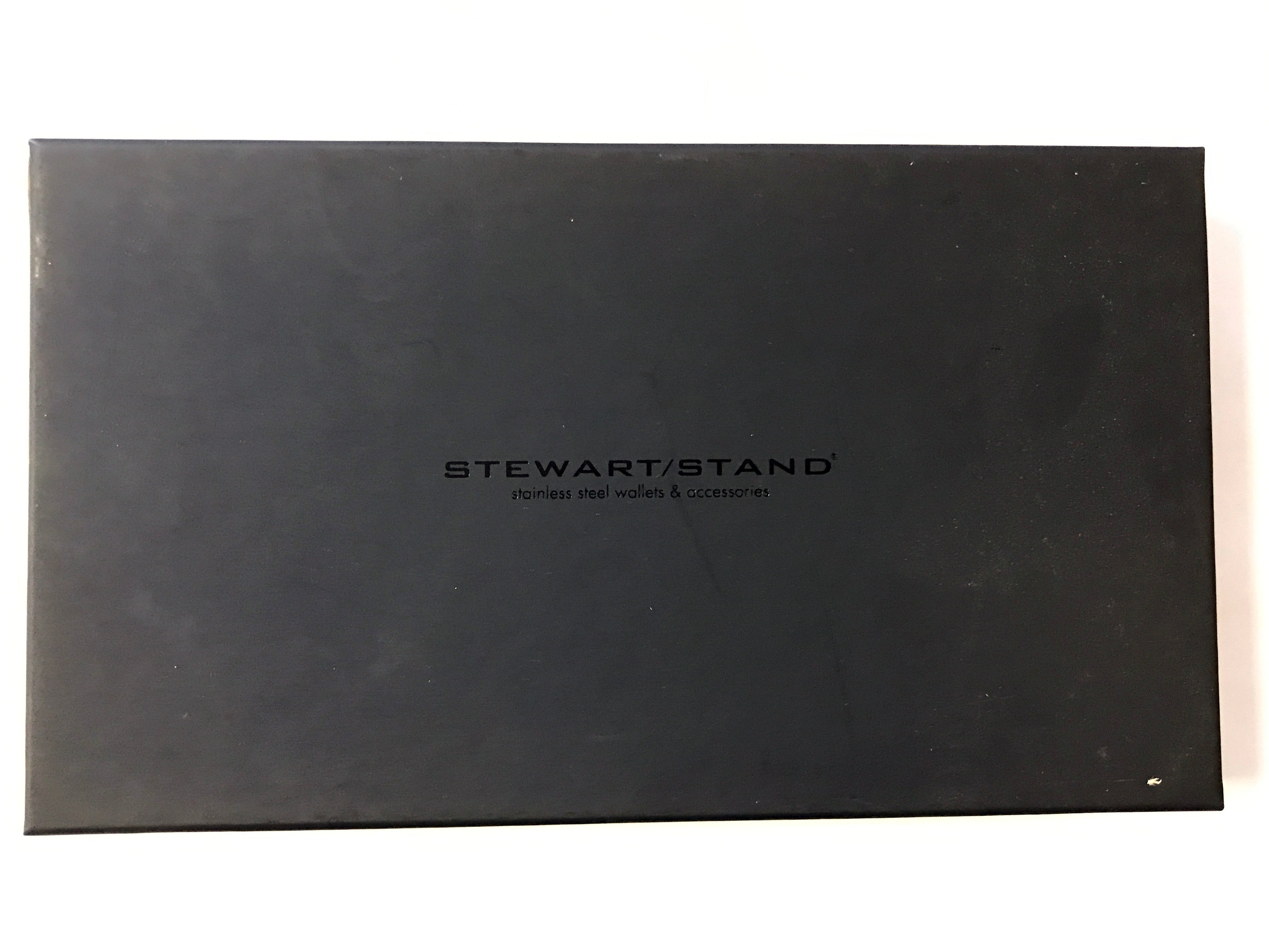 Stewart Stand Grey/Black Clutch Wallet