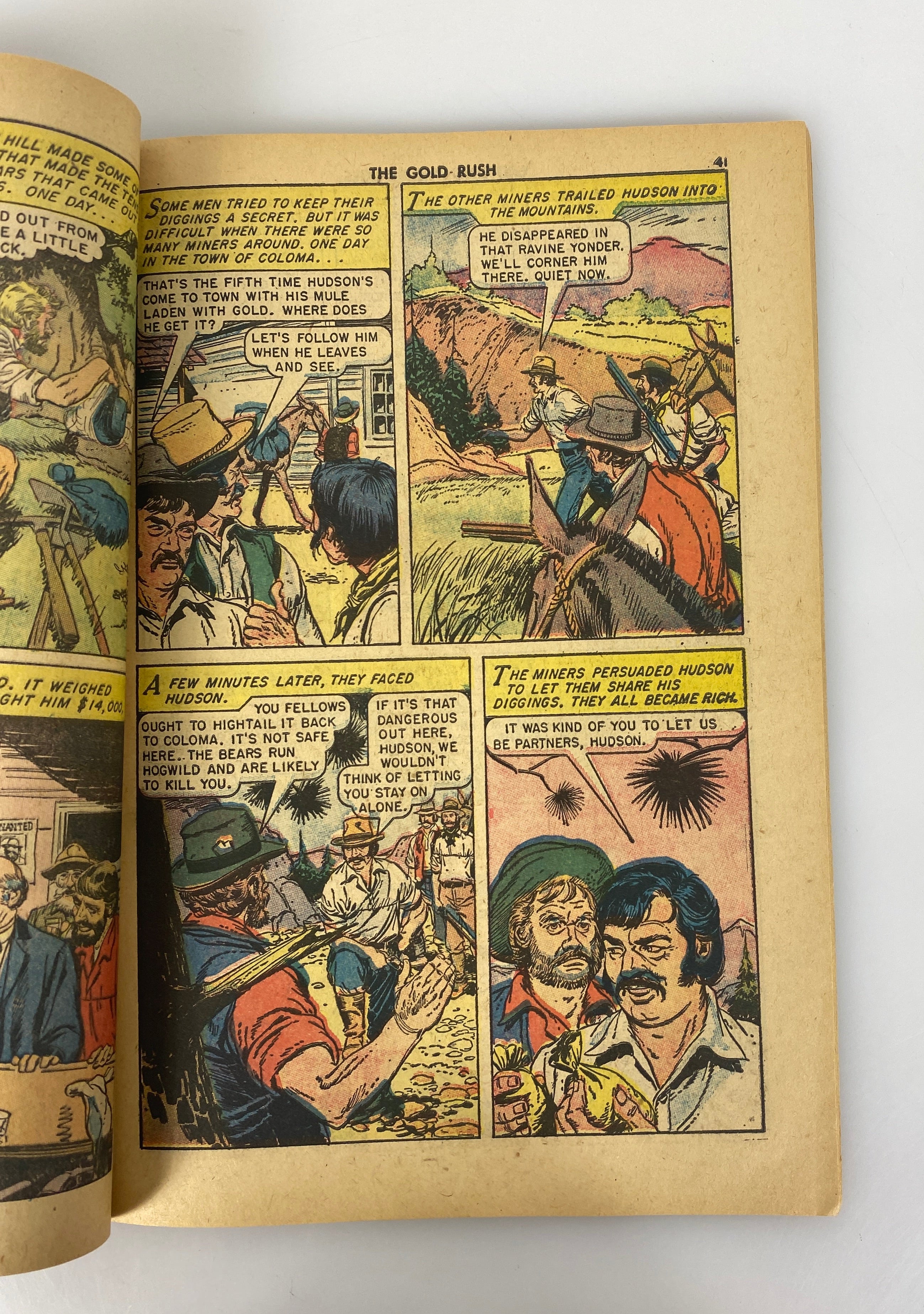 Classics Illustrated Crossing the Rockies 147A 1958