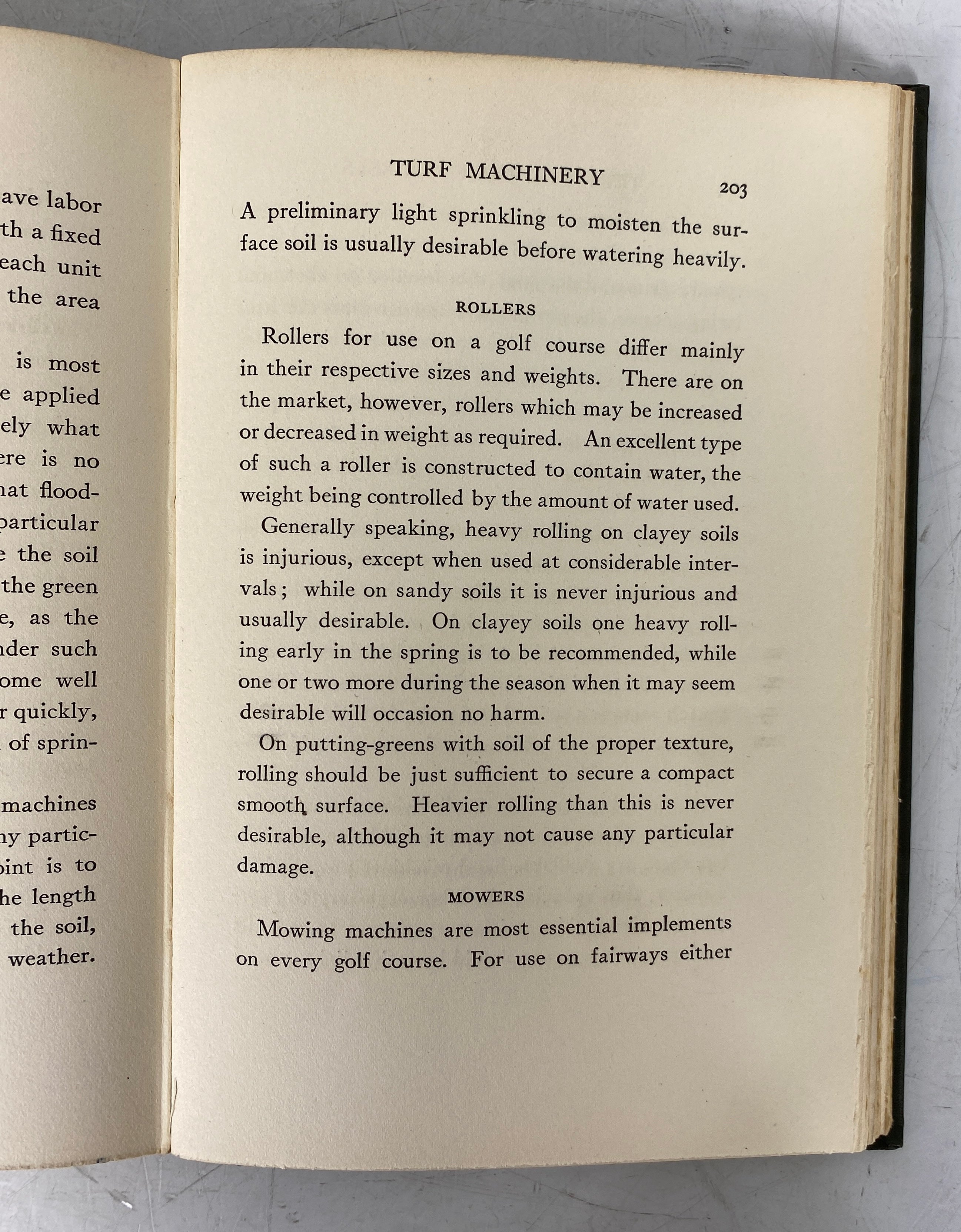 Turf for Golf Courses by Piper/Oakley 1917 First Edition Antique HC