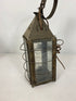 Pair of Antique "Paul Revere" Punched Tin Pioneer Lanterns