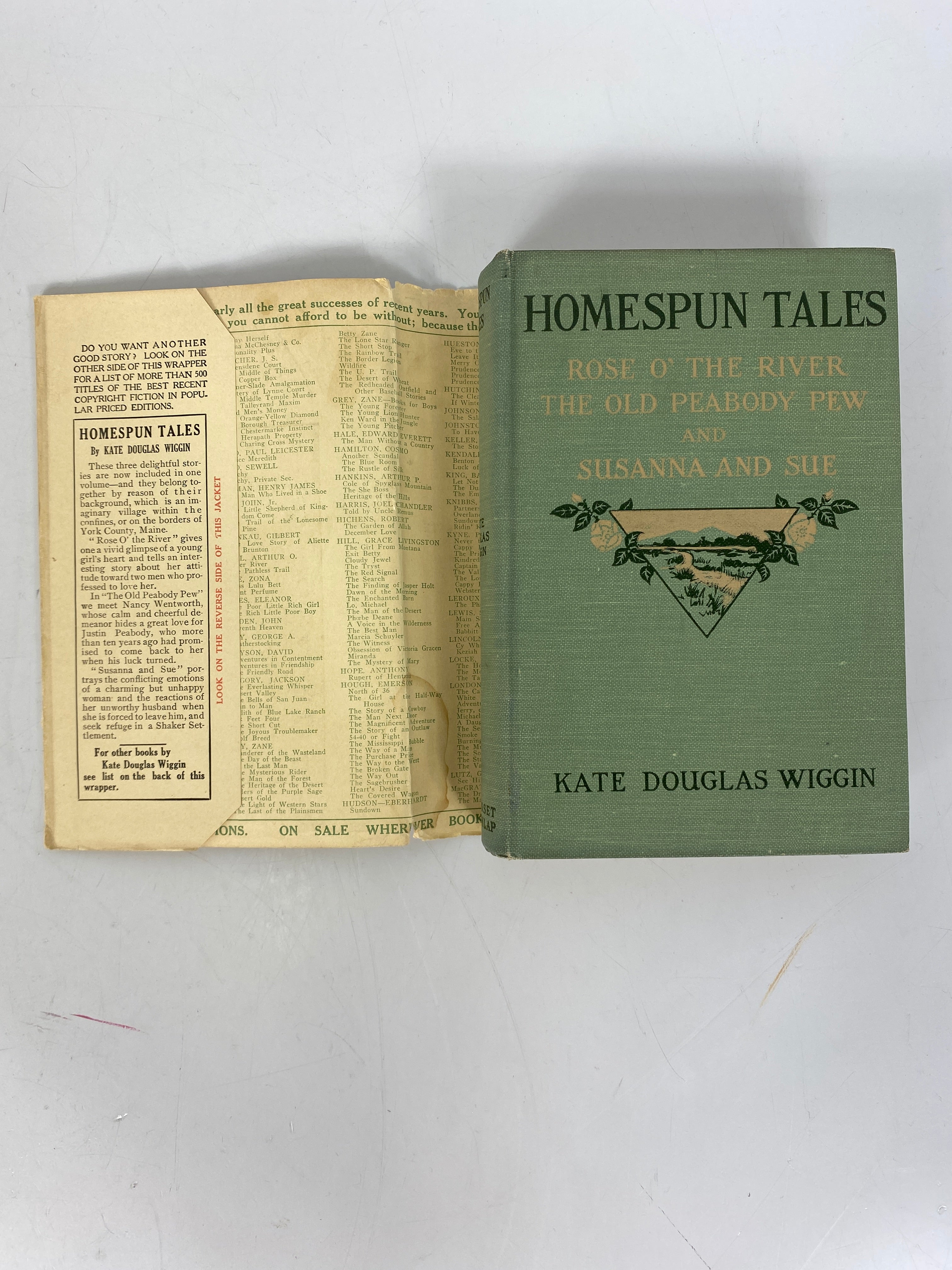 Homespun Tales by Kate Douglas Wiggin 1909 Antique HC DJ