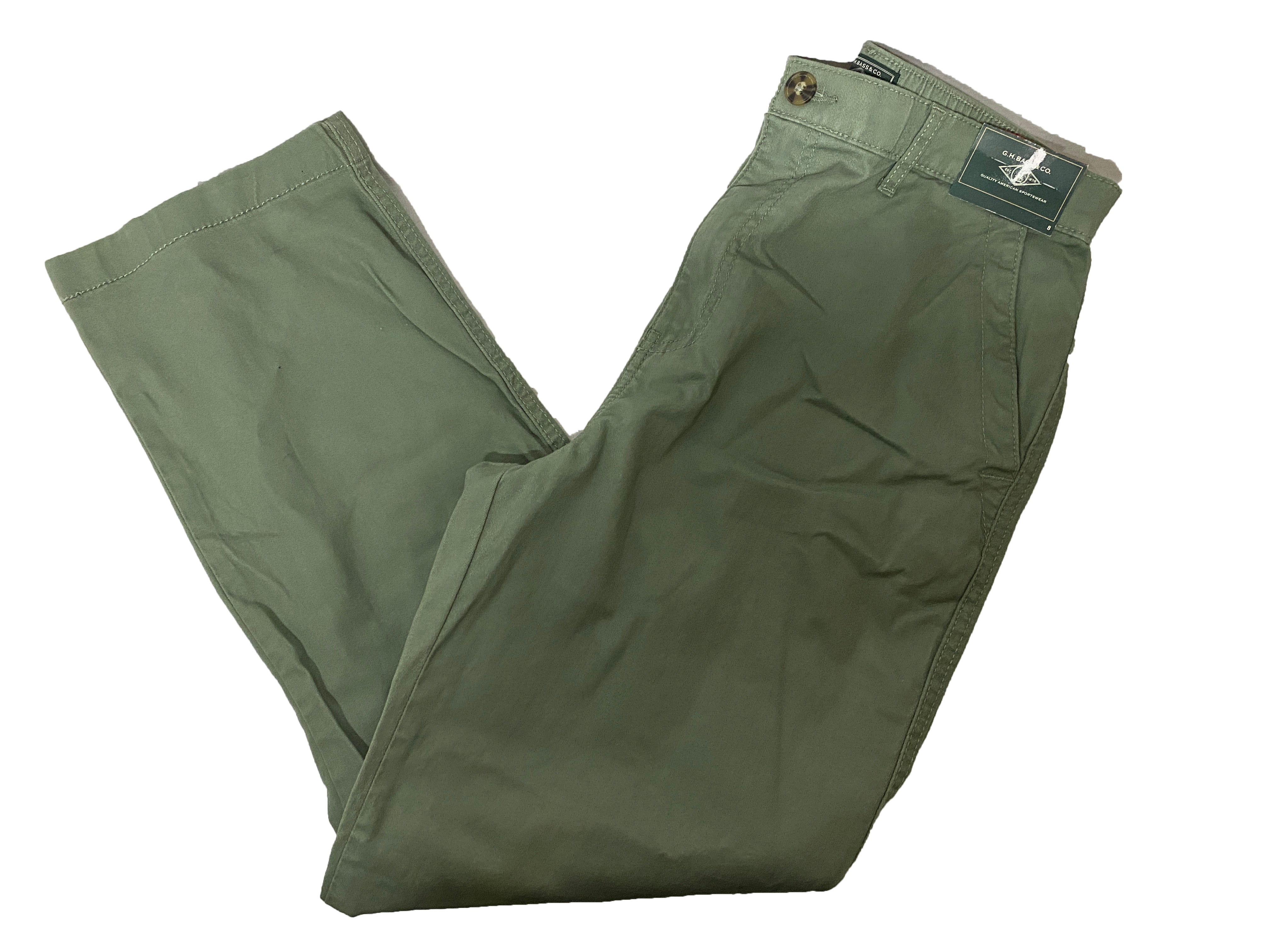 GH Bass & Co Chino Ankle Pants in Green Women's Size 8