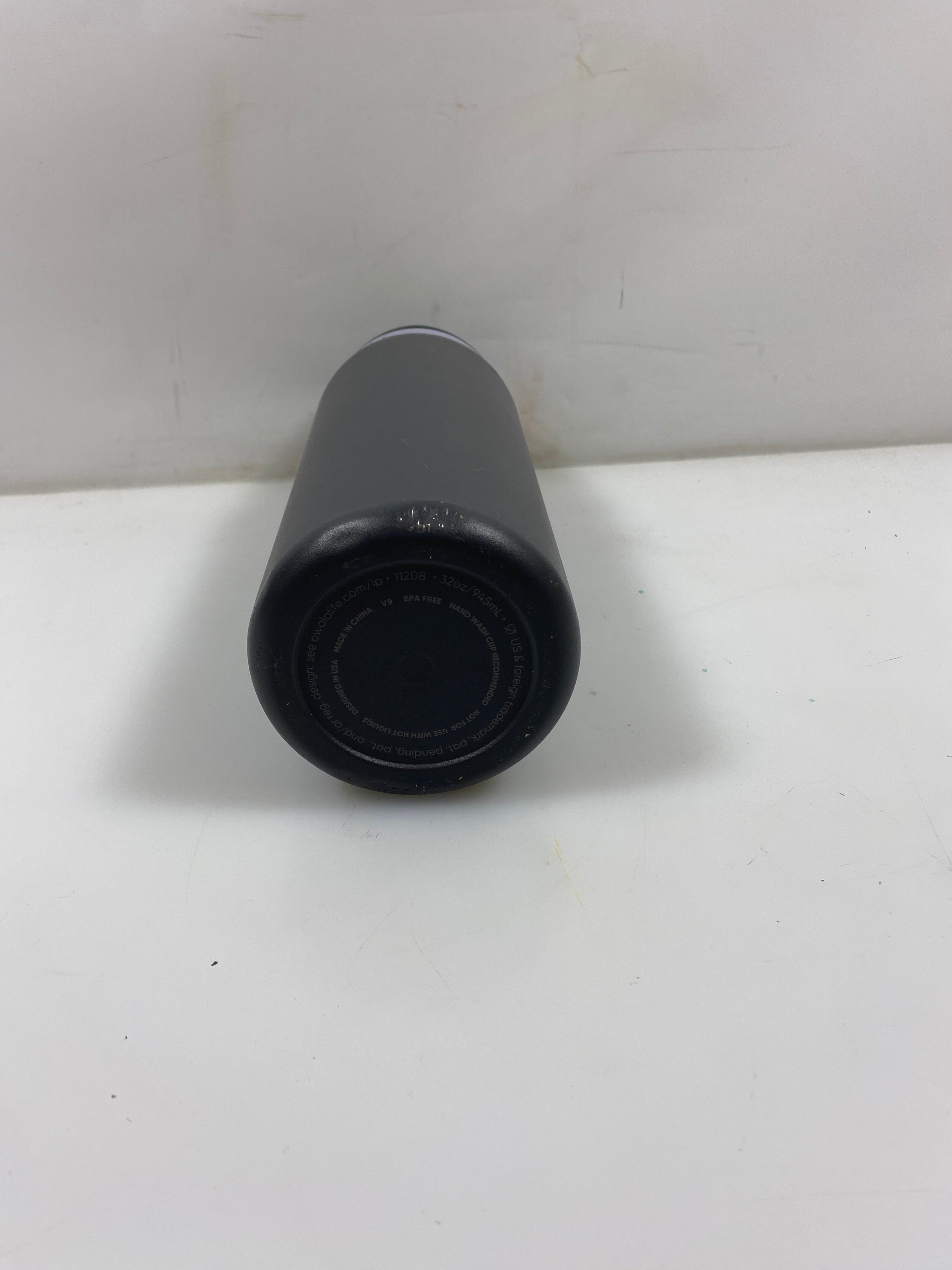 Owala Grey  w/ Bluish Lid Water Bottle 32oz