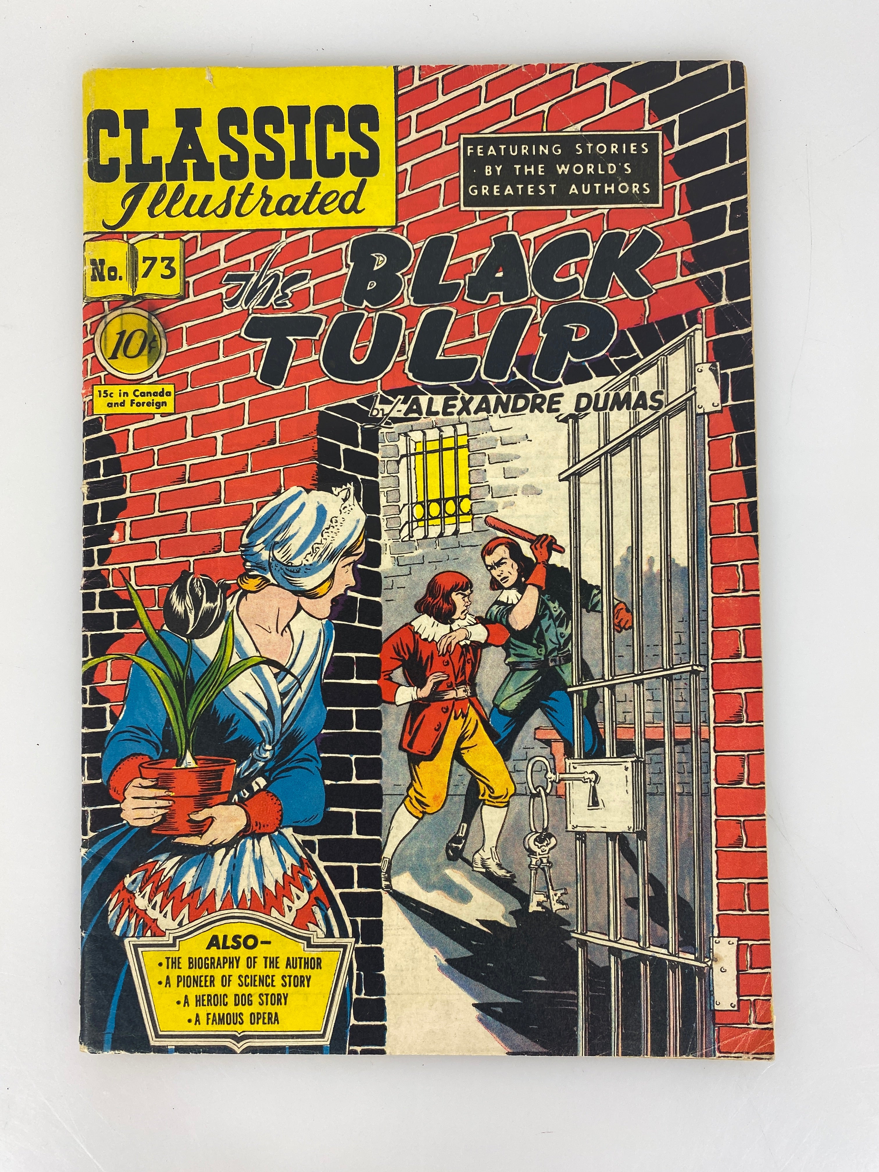 Classics Illustrated The Black Tulip No. 73 hrn75