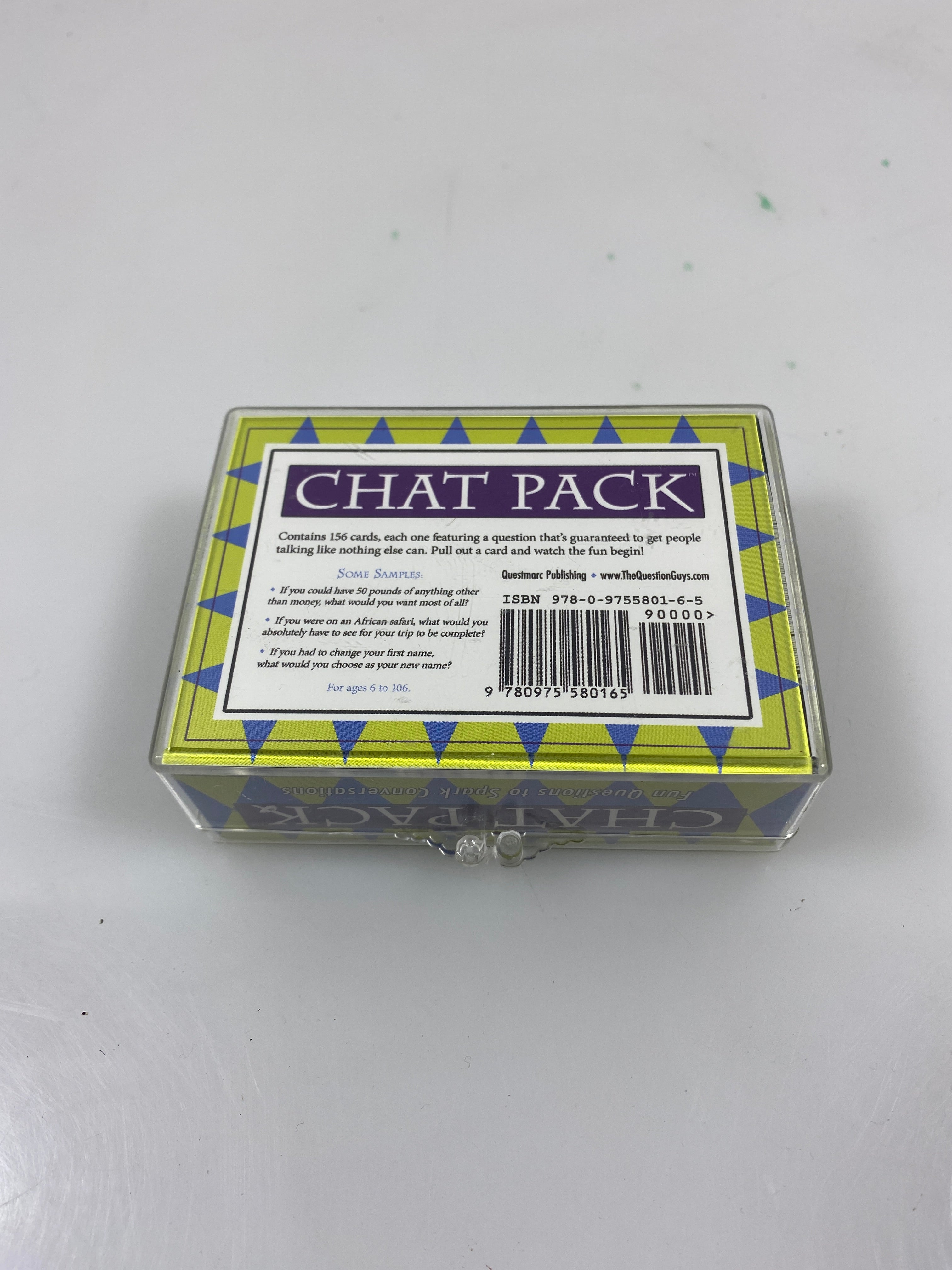 Chat Pack 'Fun Questions to Spark Conversations' Card Game