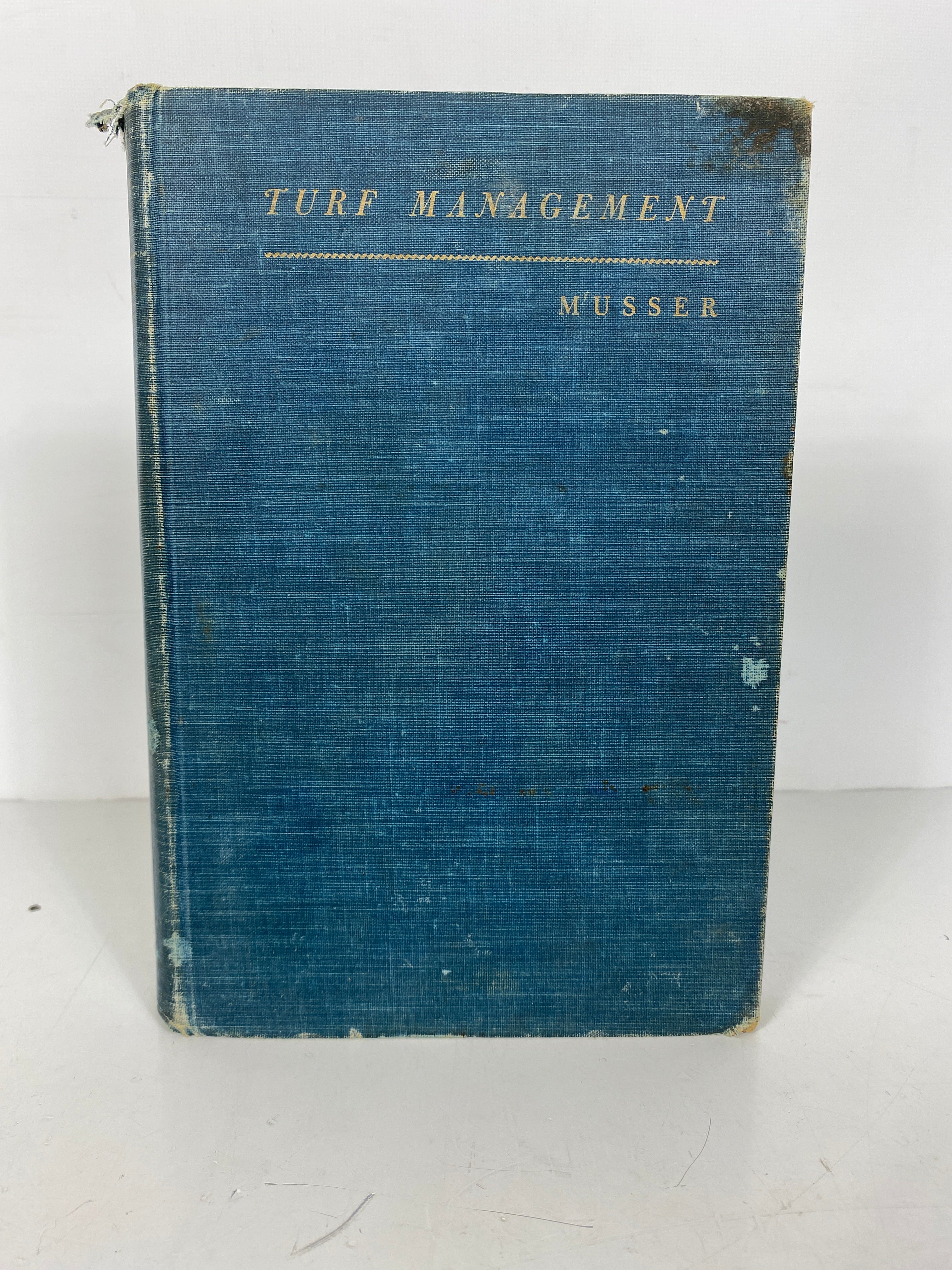 Turf Management H. Burton Musser 1950 Fifth Print Vintage HC