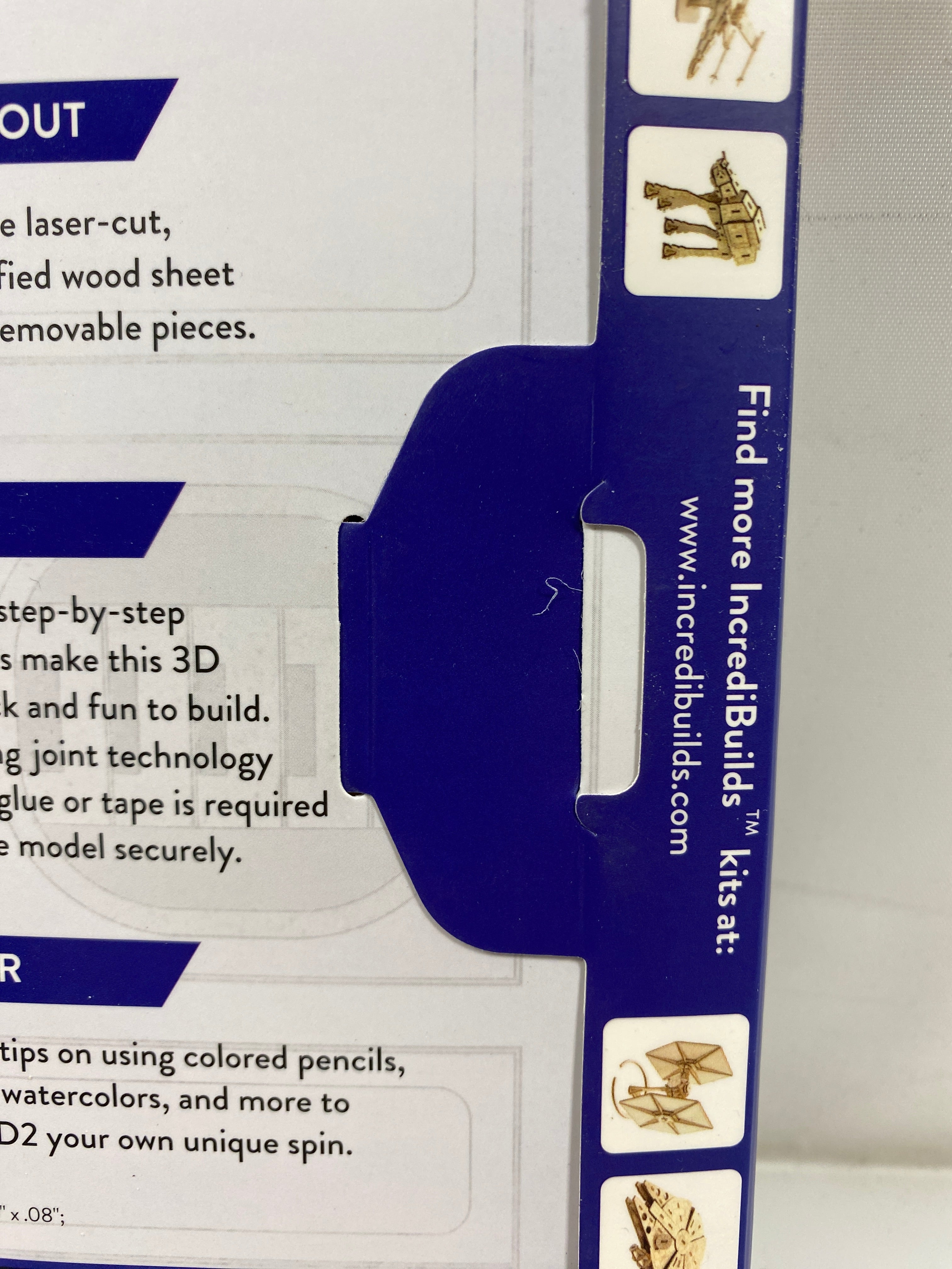 INCREDIBUILDS Disney Star Wars R2-D2 Collectible 3D Wood Model