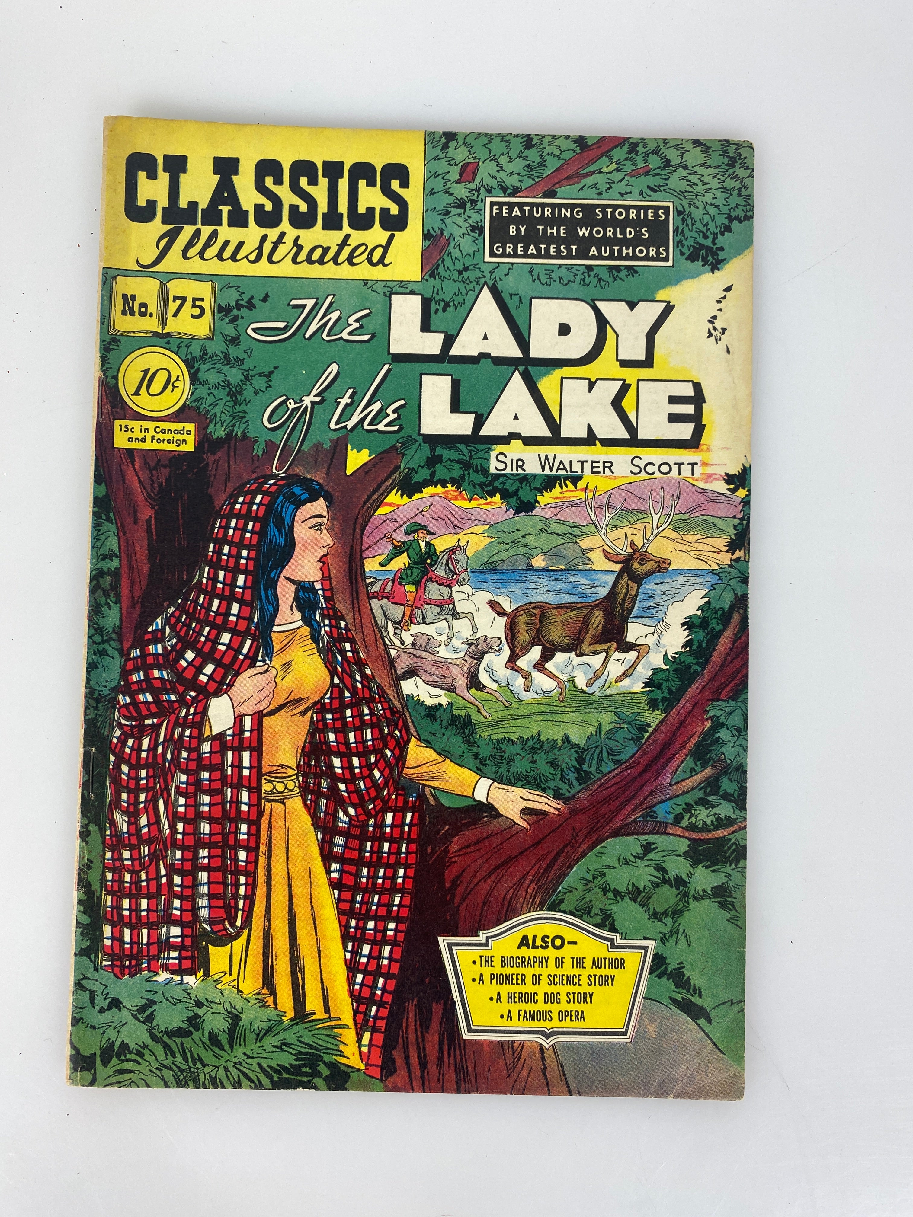 Classics Illustrated The Lady of the Lake No. 75 hrn75