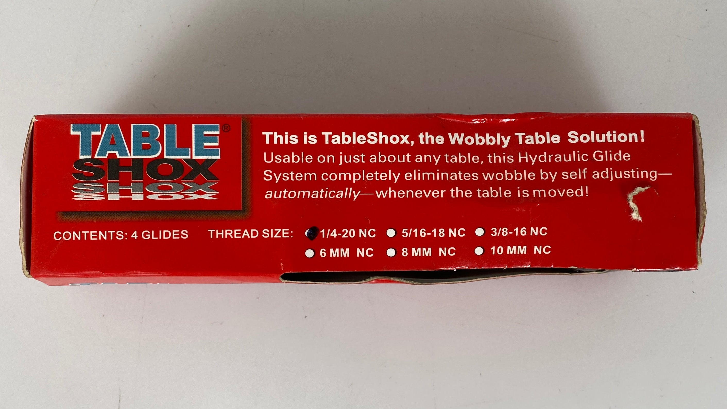 Table Shox Table Balancing Fastener Bolt Pack of 4