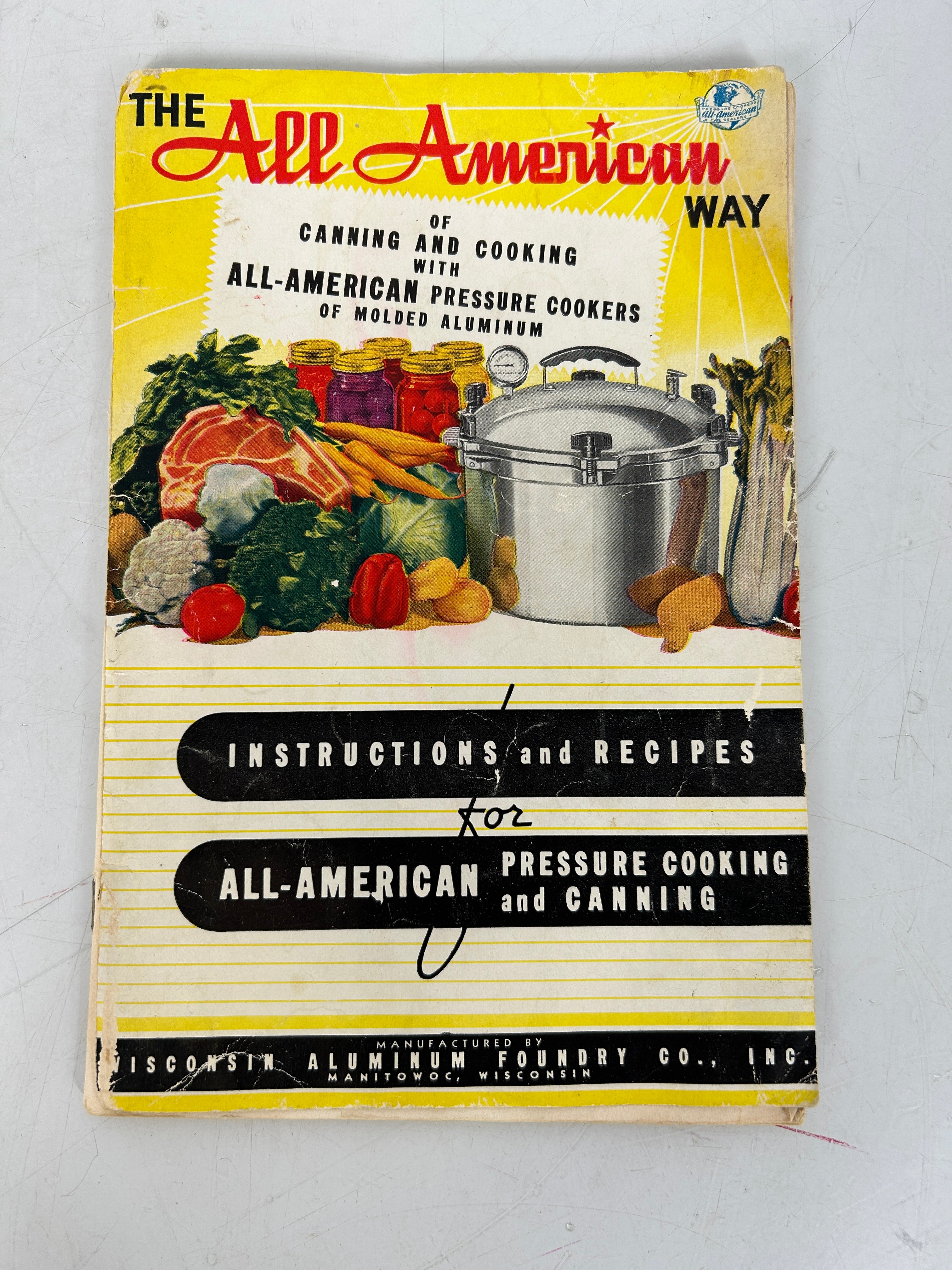 4 Vintage Pressure Cooker Recipe Booklets: Presto/Mirro/All American/USDA SC