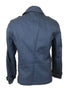 Zara Man Blue Double Breasted Jacket Men's Size L