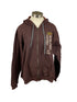 Kettunen Center Brown Pine Cone Zip Up Size Medium