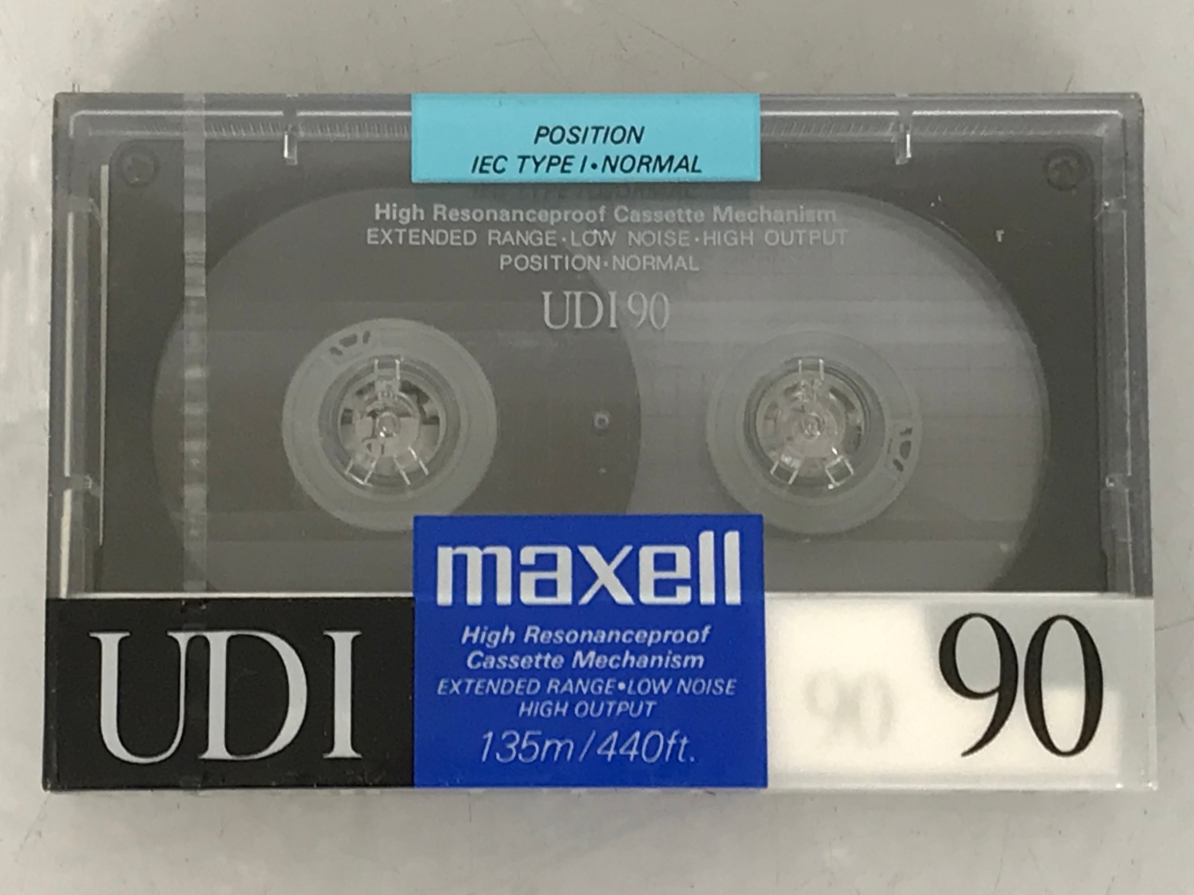 Maxell UDI 90 Minutes Normal Bias Audio Cassette Tape