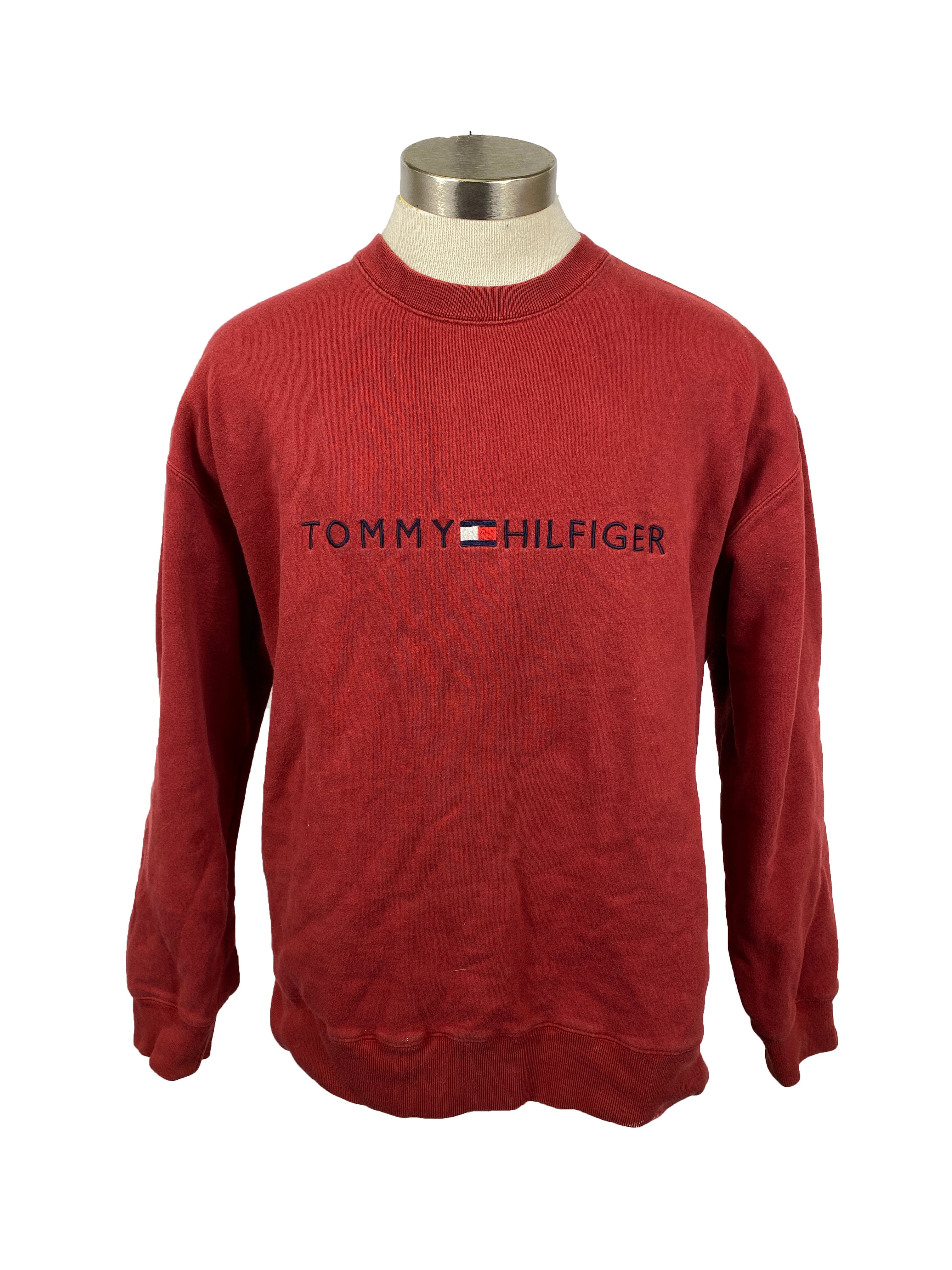 Tommy Hilfiger Red Sweatshirt Men's Size L