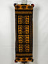 15x45 Black and Mustard Vintage Kilim Pillow Cover