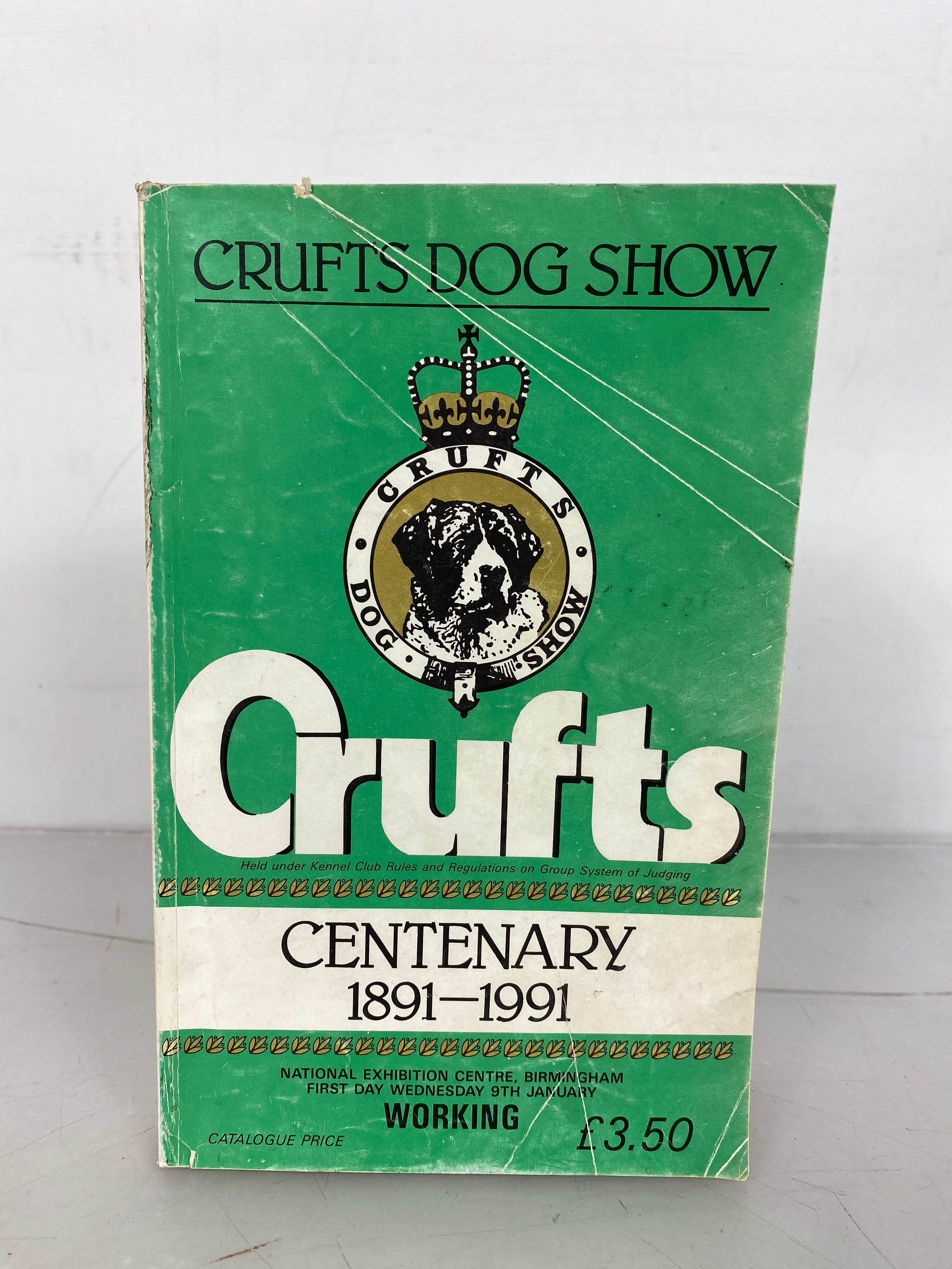 Lot of 3 Dog Show Catalogs 1941, 2014 and the Crufts Centenary 1891-1991 SC