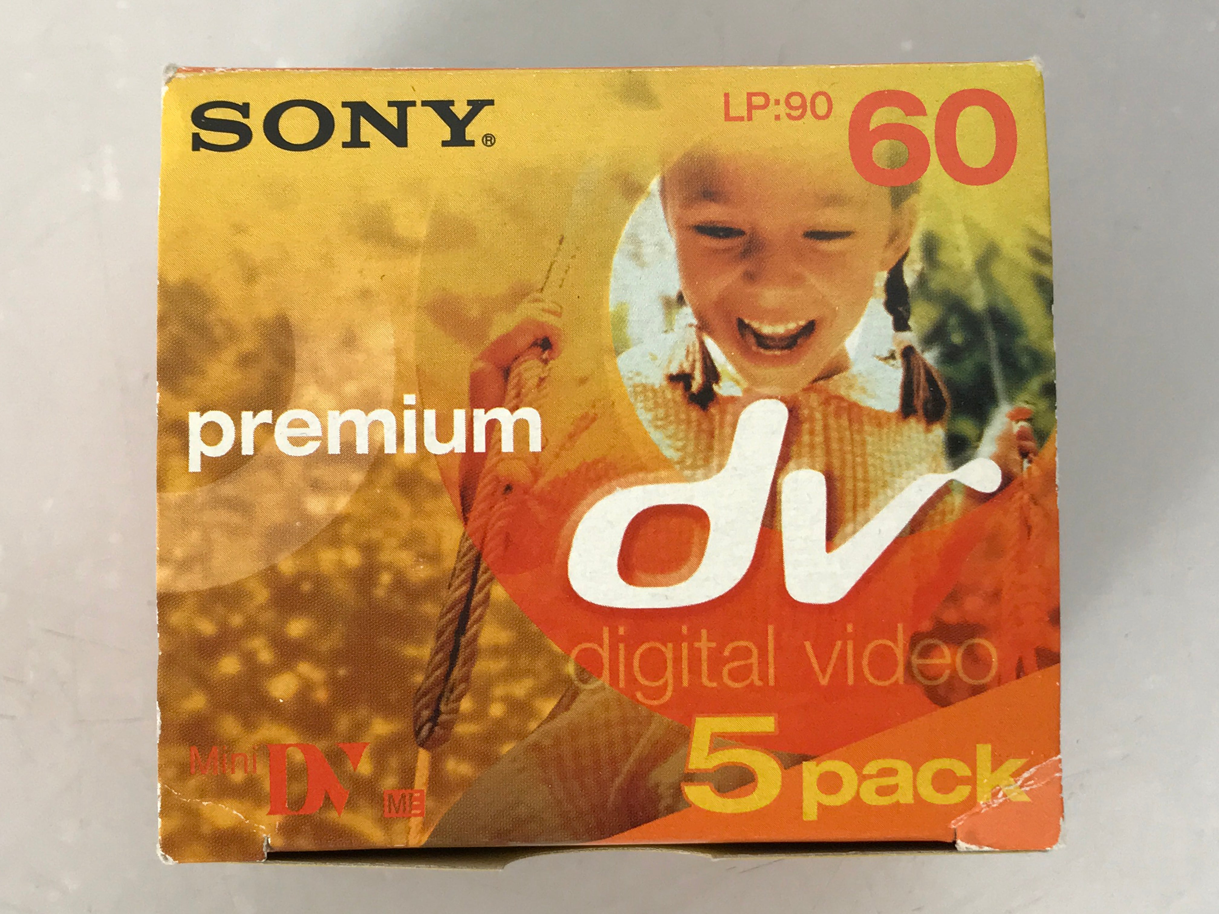 Sony DVM60PR3 Premium DV MiniDV Cassettes 5-Pack