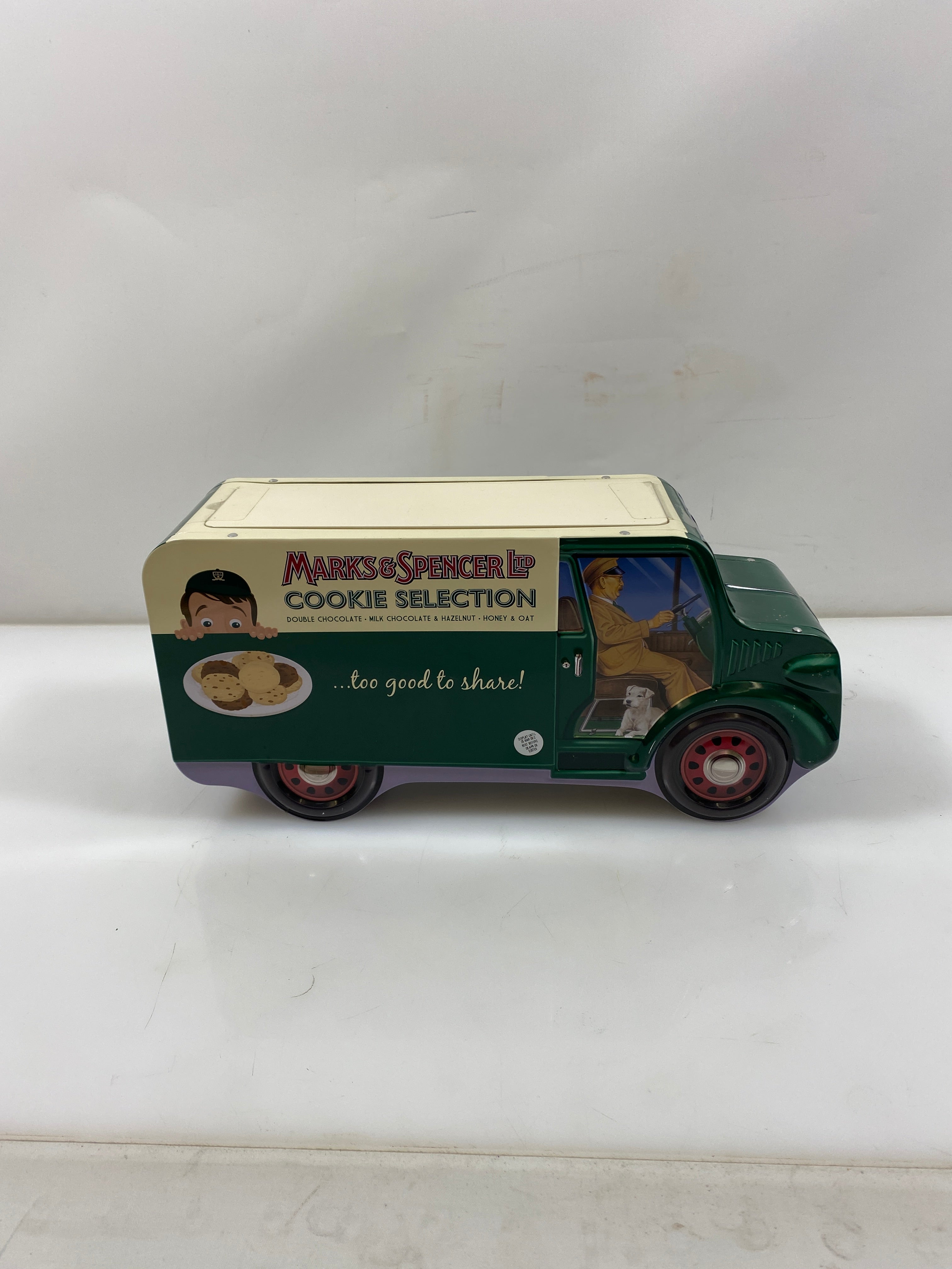 Marks and Spencer Ltd Cookie Tin Truck *Empty*