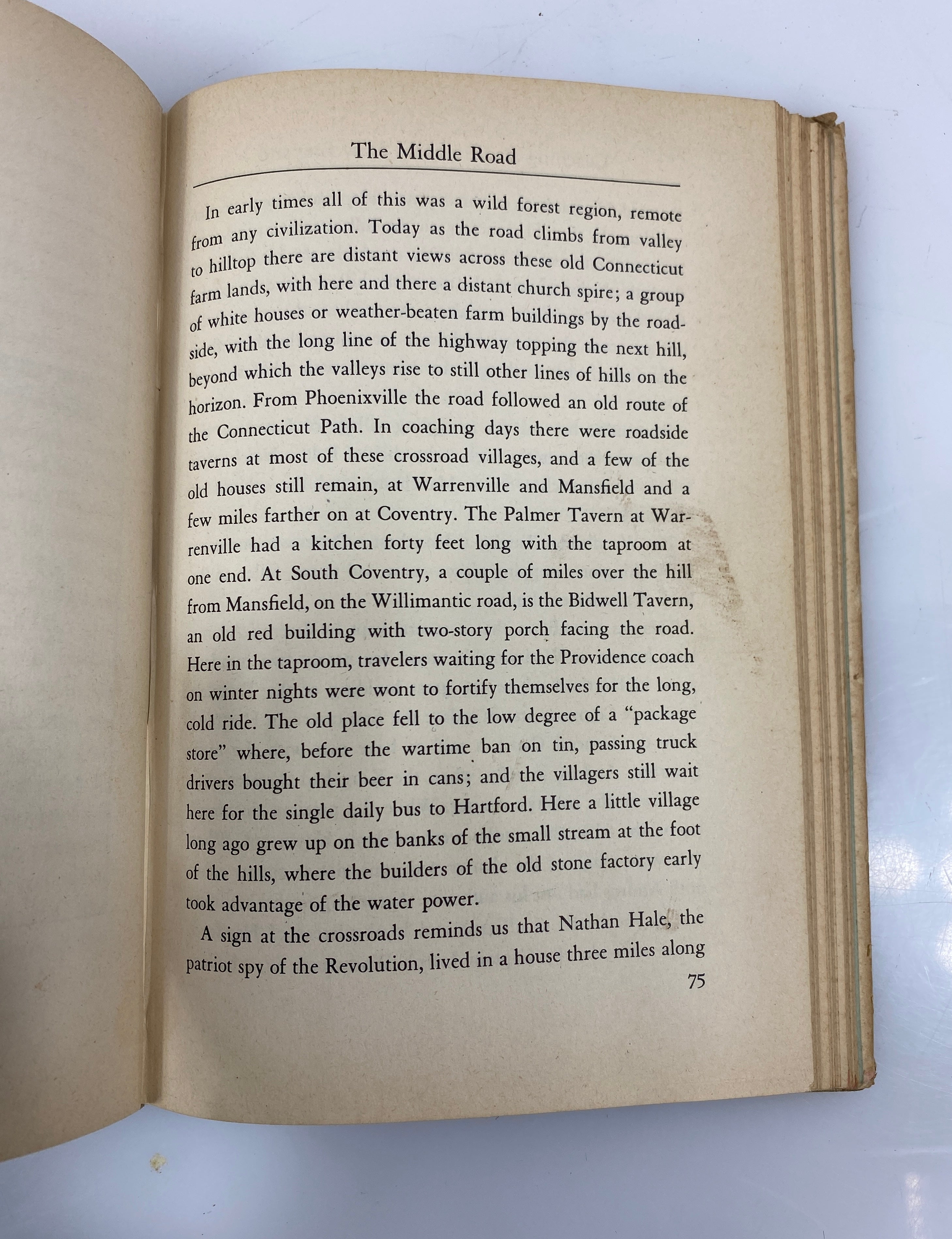 Coaching Roads of Old New England Marlowe 1st 1945 HCDJ