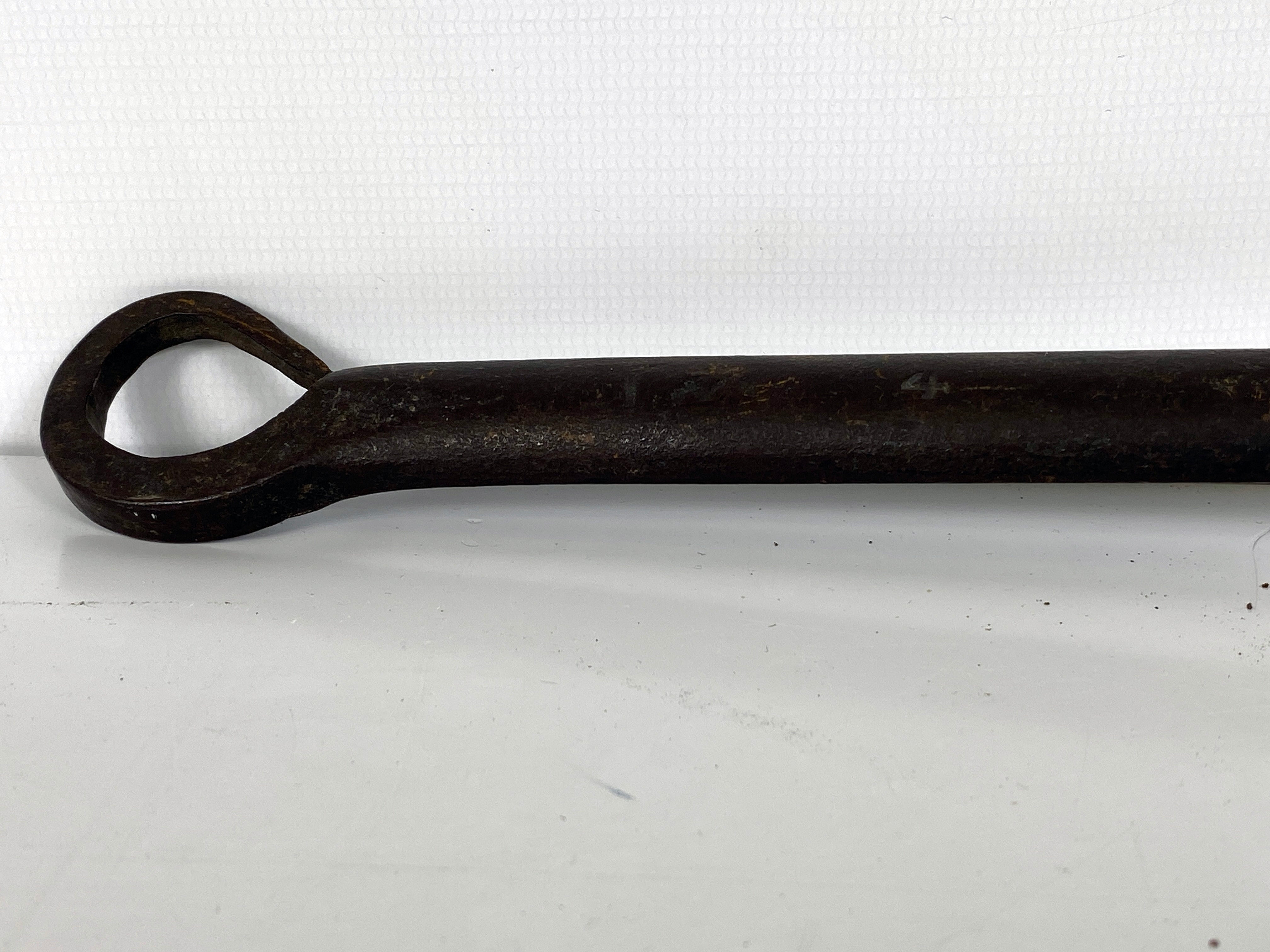 Antique Hand Forged Iron Ladle