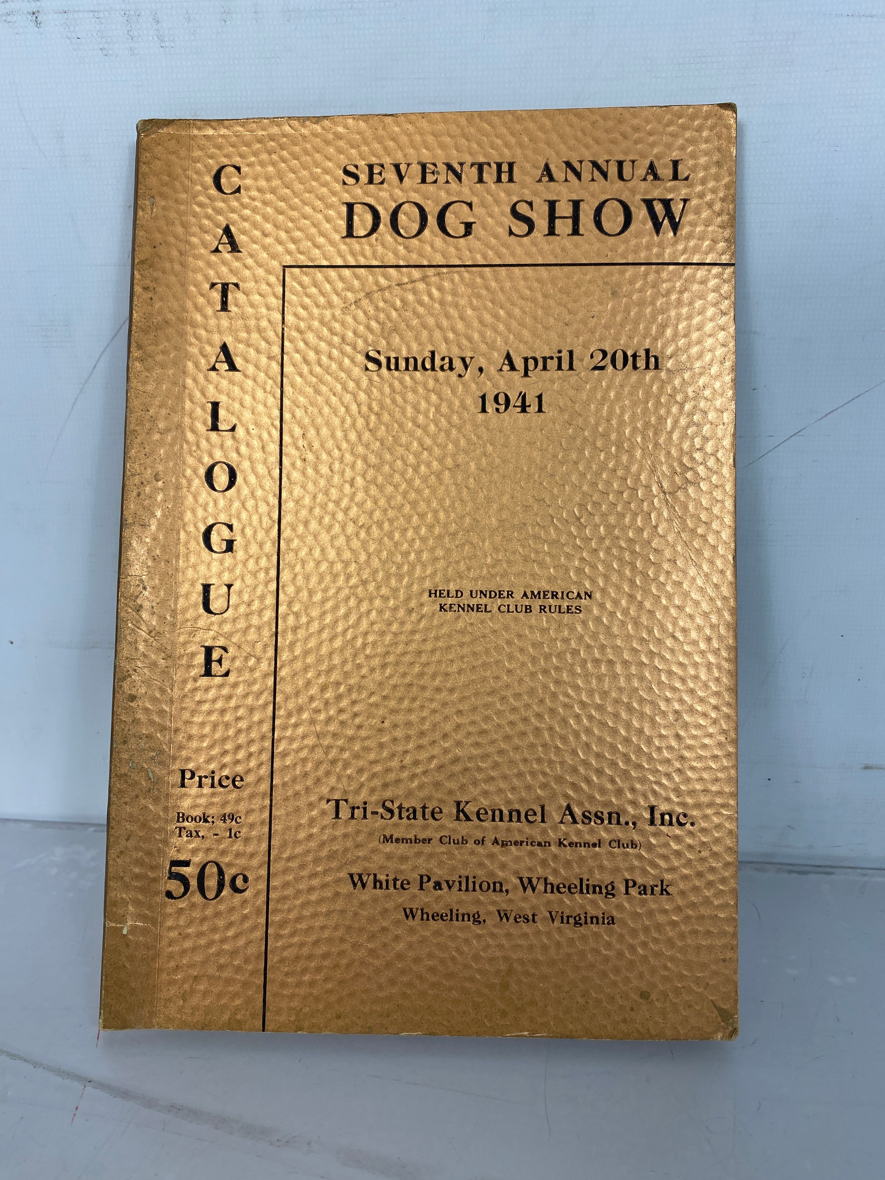 Lot of 3 Dog Show Catalogs 1941, 2014 and the Crufts Centenary 1891-1991 SC