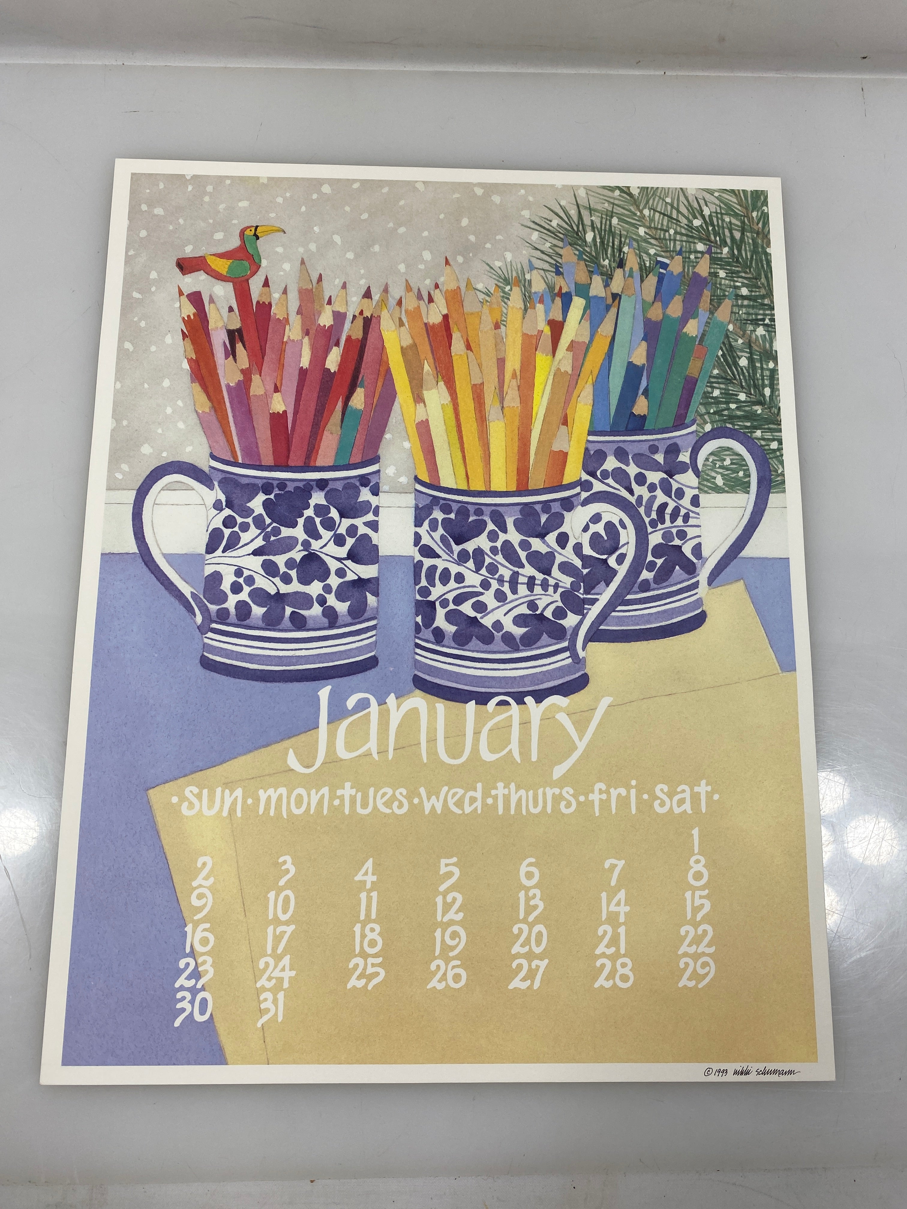1994 Posters Calendar by Nikki Schumann