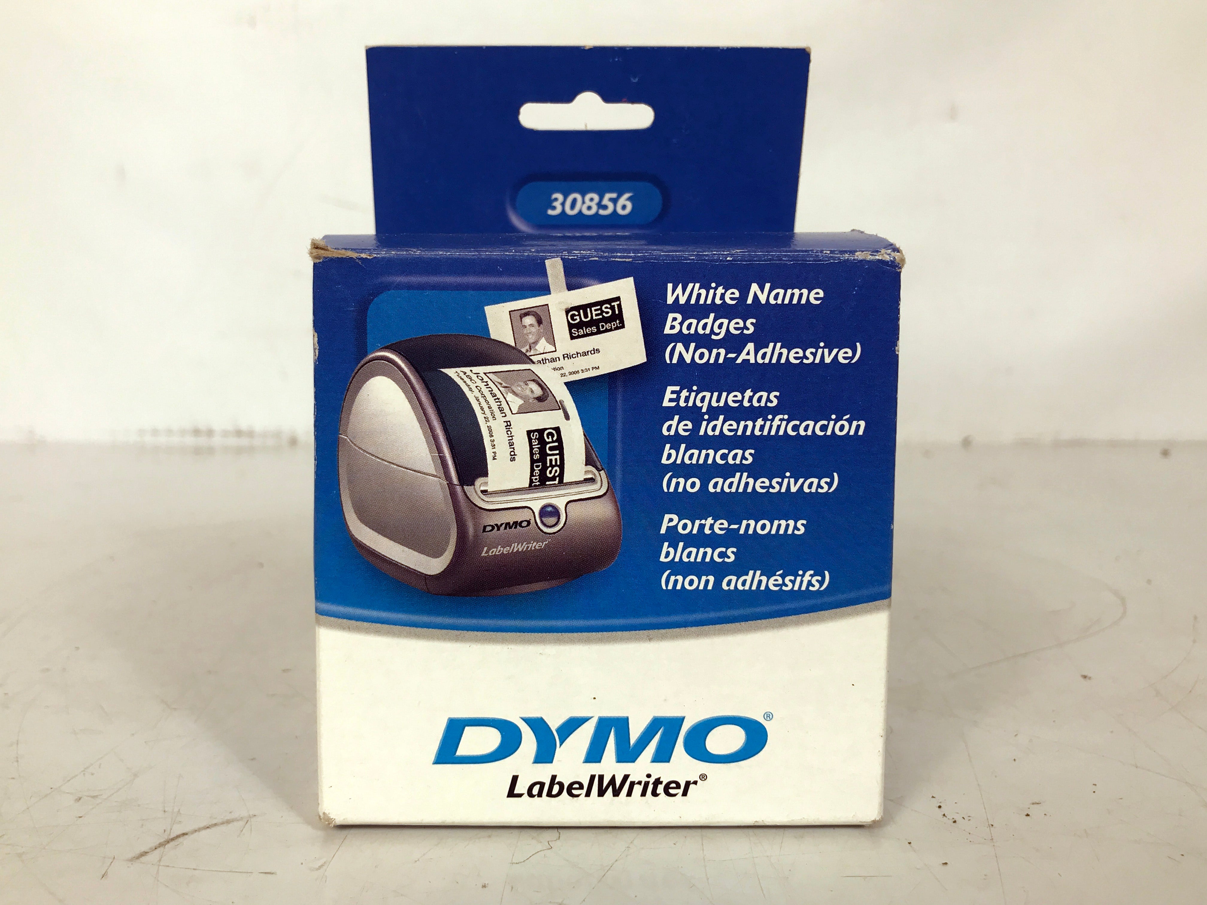 Dymo 30856 White Name Badges Non-Adhesive Labels