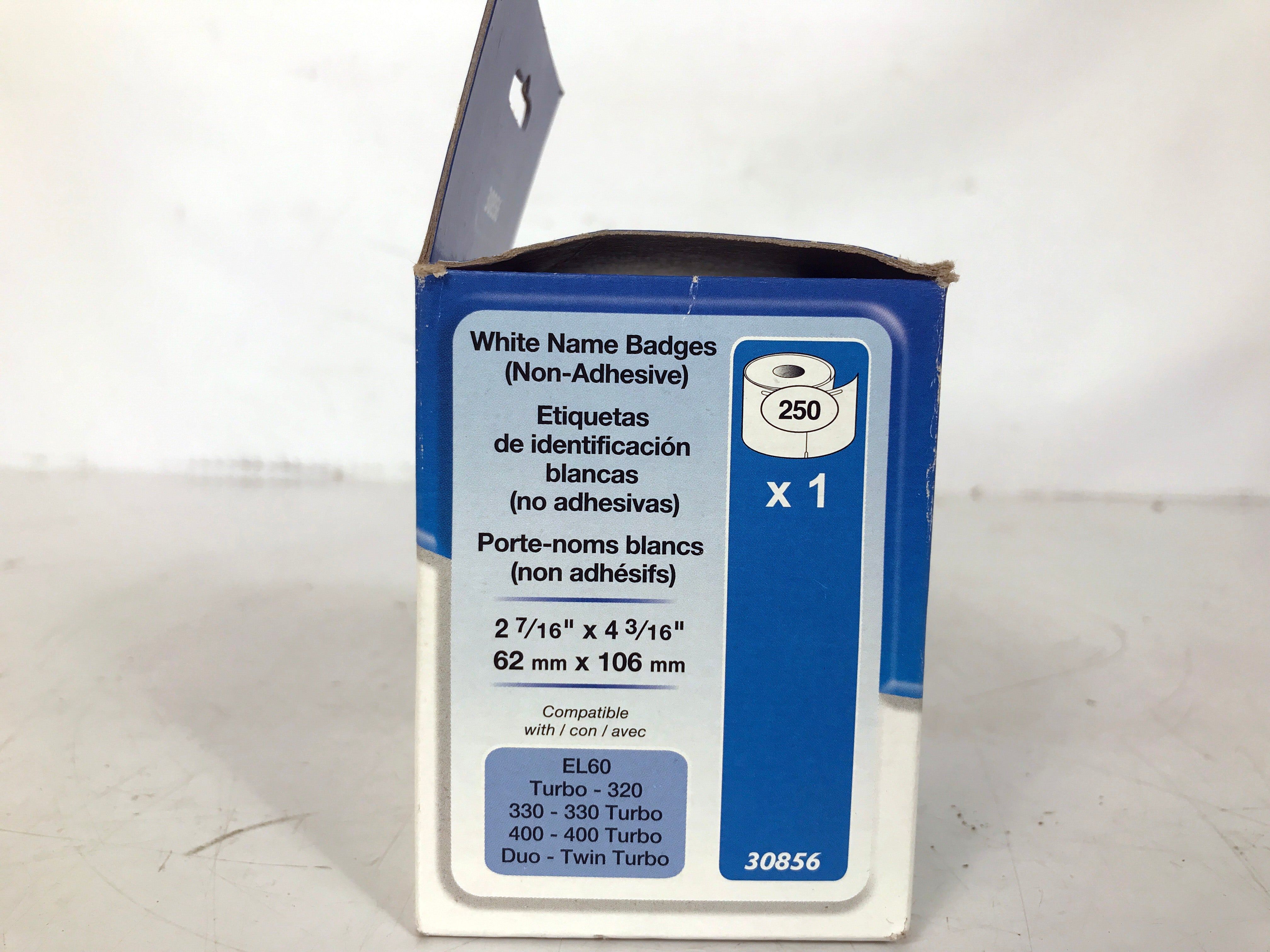 Dymo 30856 White Name Badges Non-Adhesive Labels