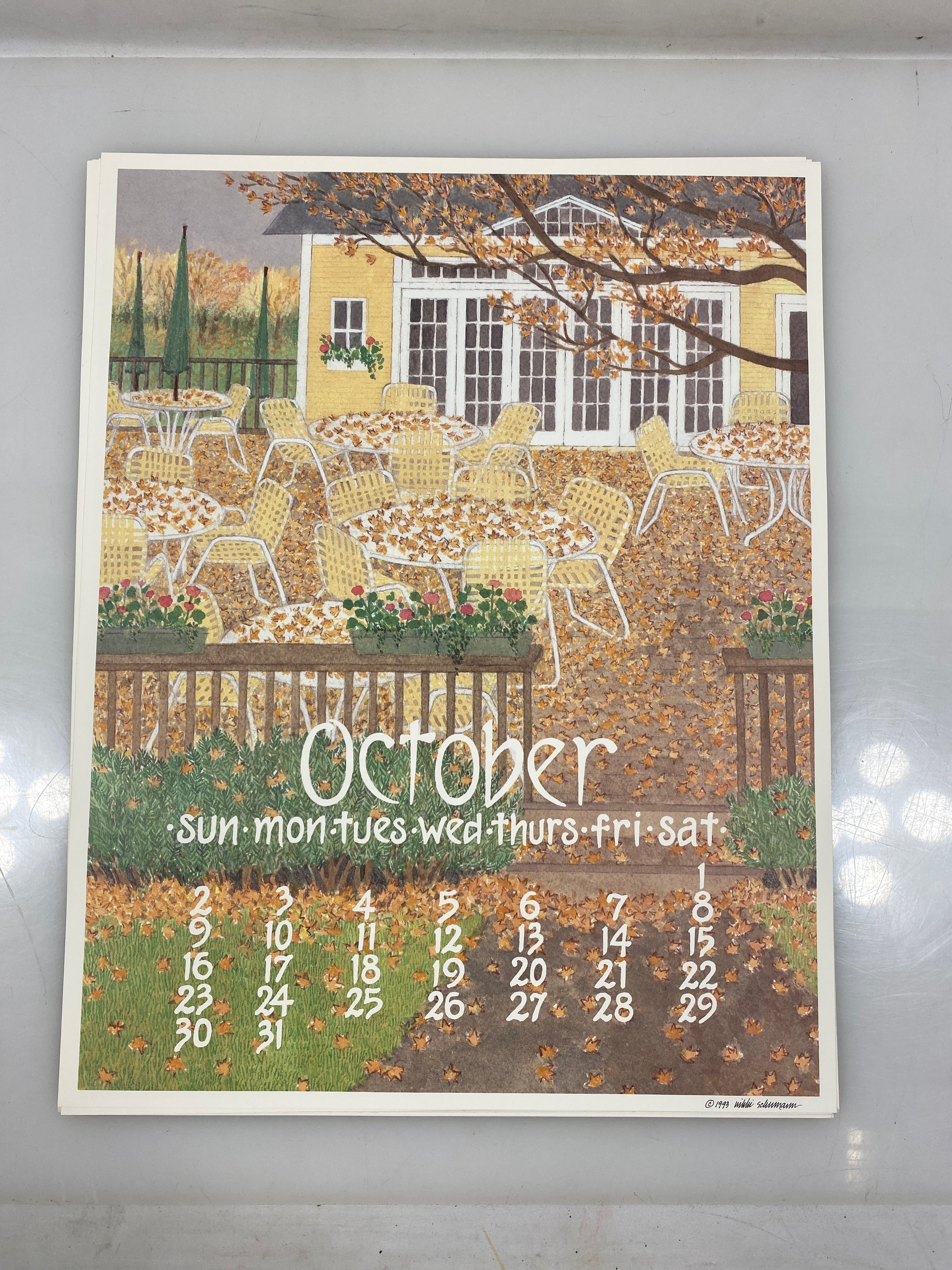 1994 Posters Calendar by Nikki Schumann