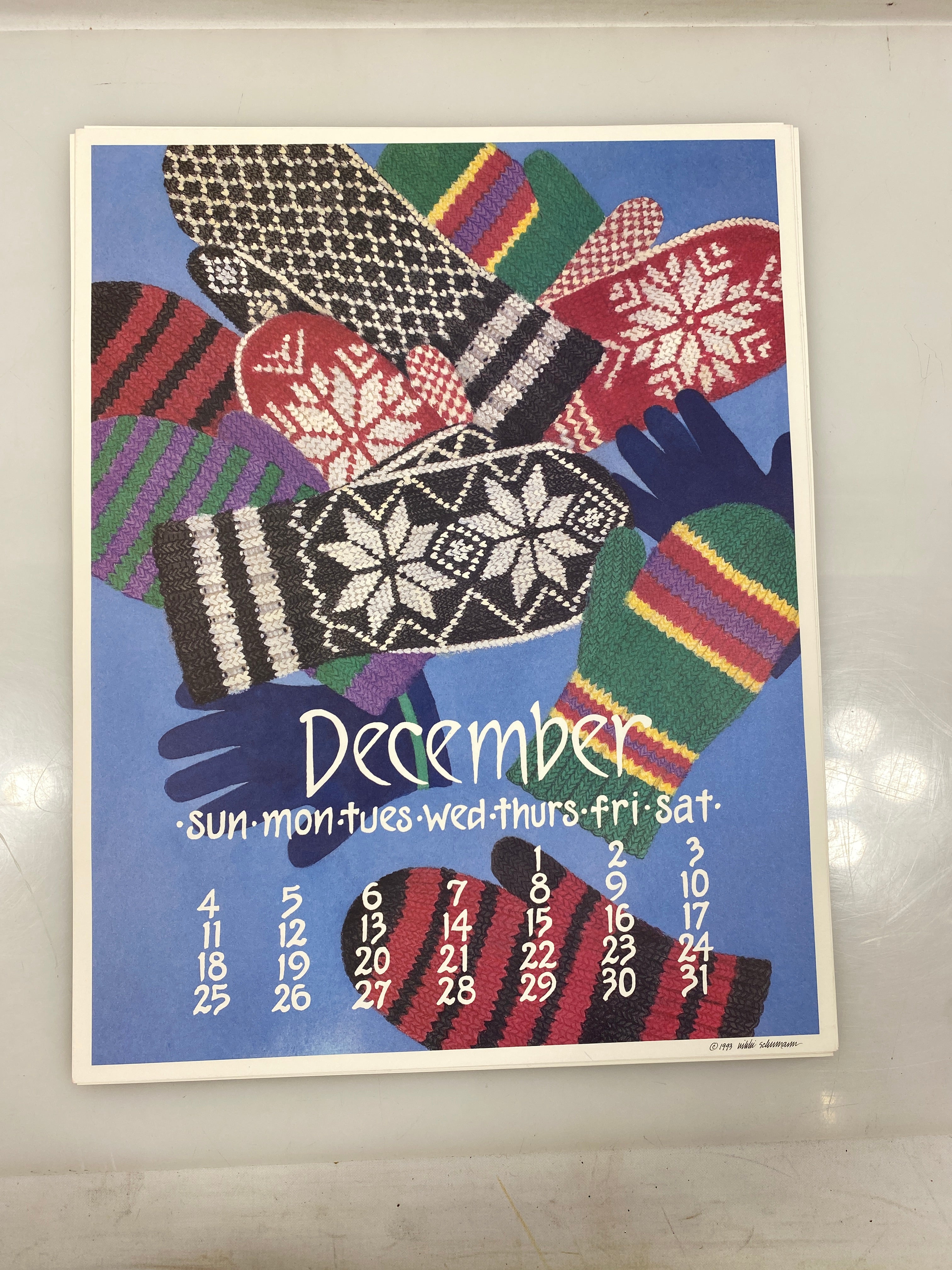 1994 Posters Calendar by Nikki Schumann