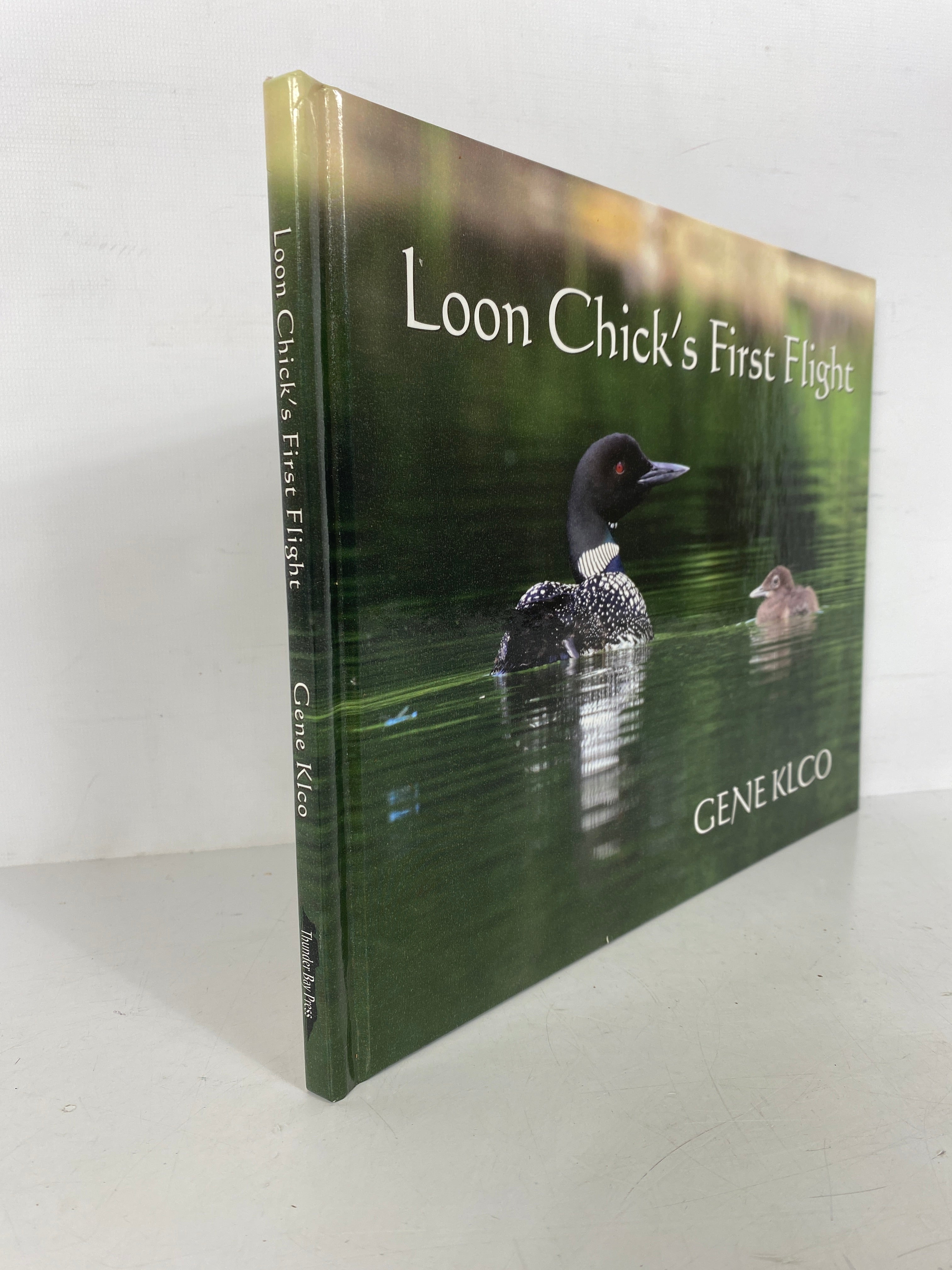 Loon Chick's First Flight by Gene Klco 2015 Signed & Inscribed 1st Ed HC