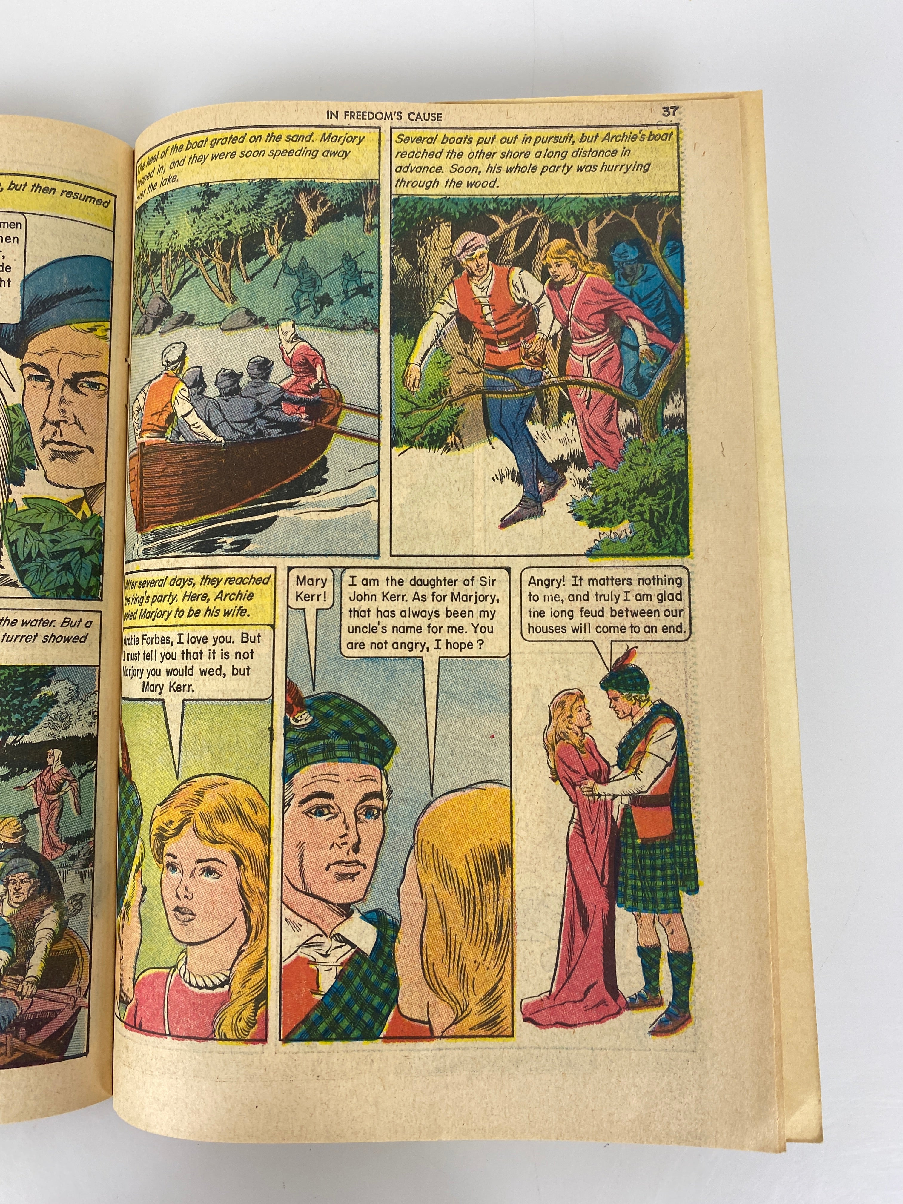 Classics Illustrated In Freedom's Cause No. 168  hrn169 1969