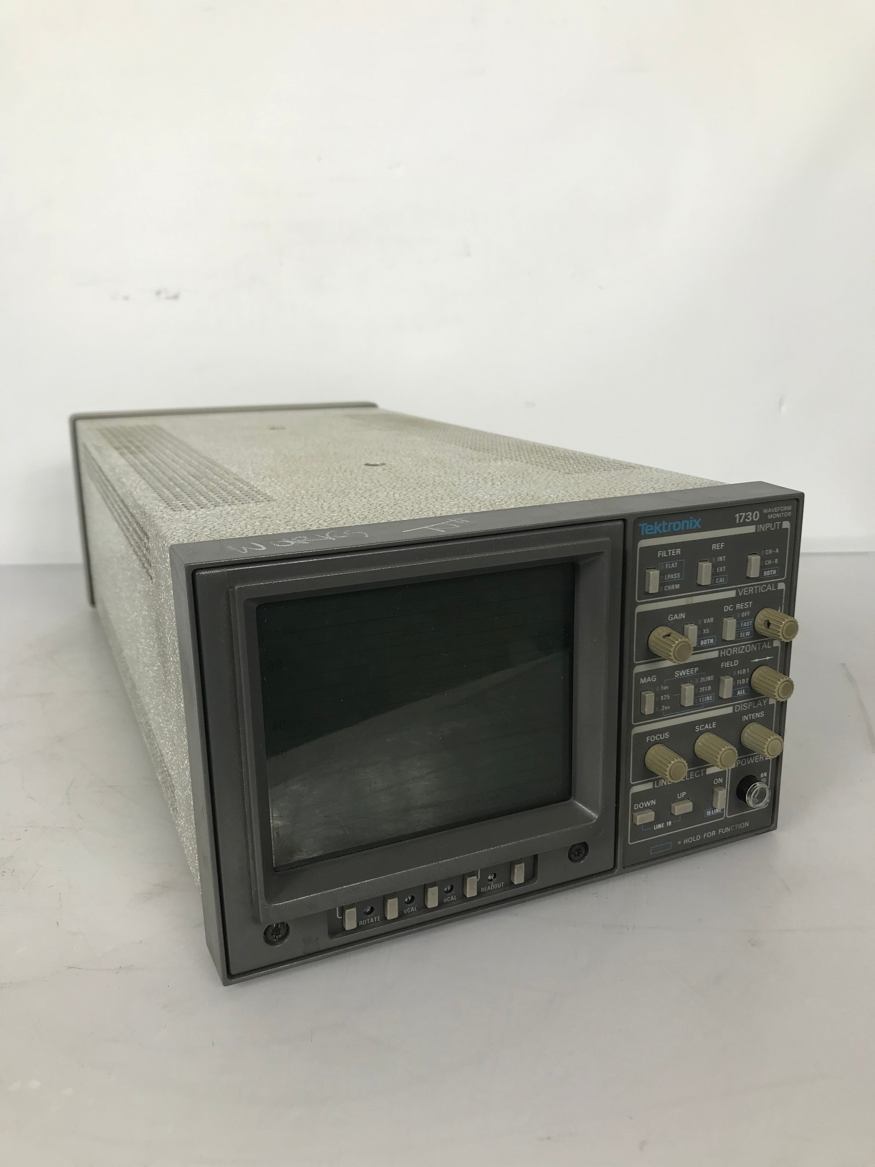 Tektronix 1730 Waveform / Vector Monitor *For Parts or Repair*