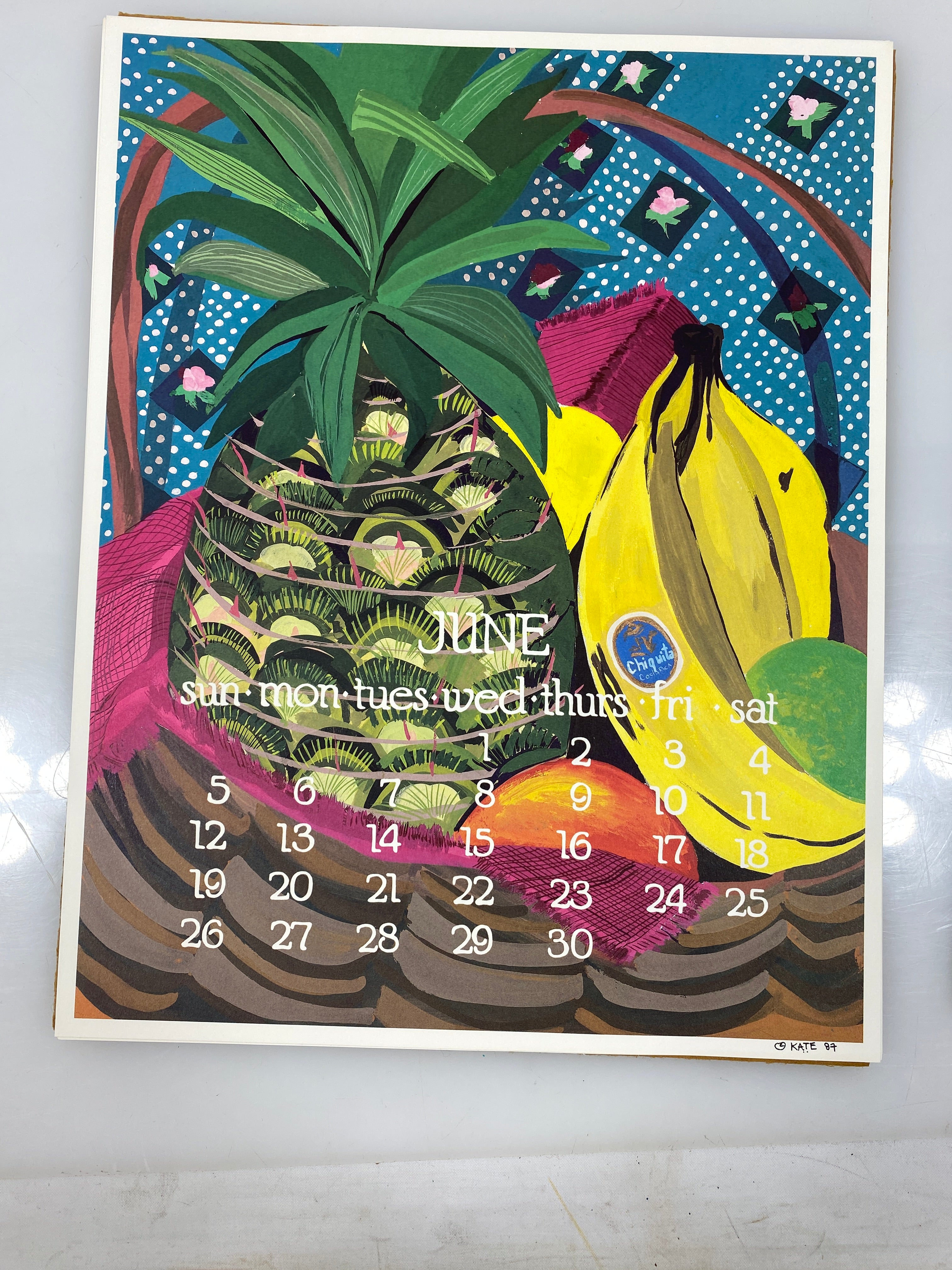 1988 Calendar Posters by Kate Libby – MSU Surplus Store