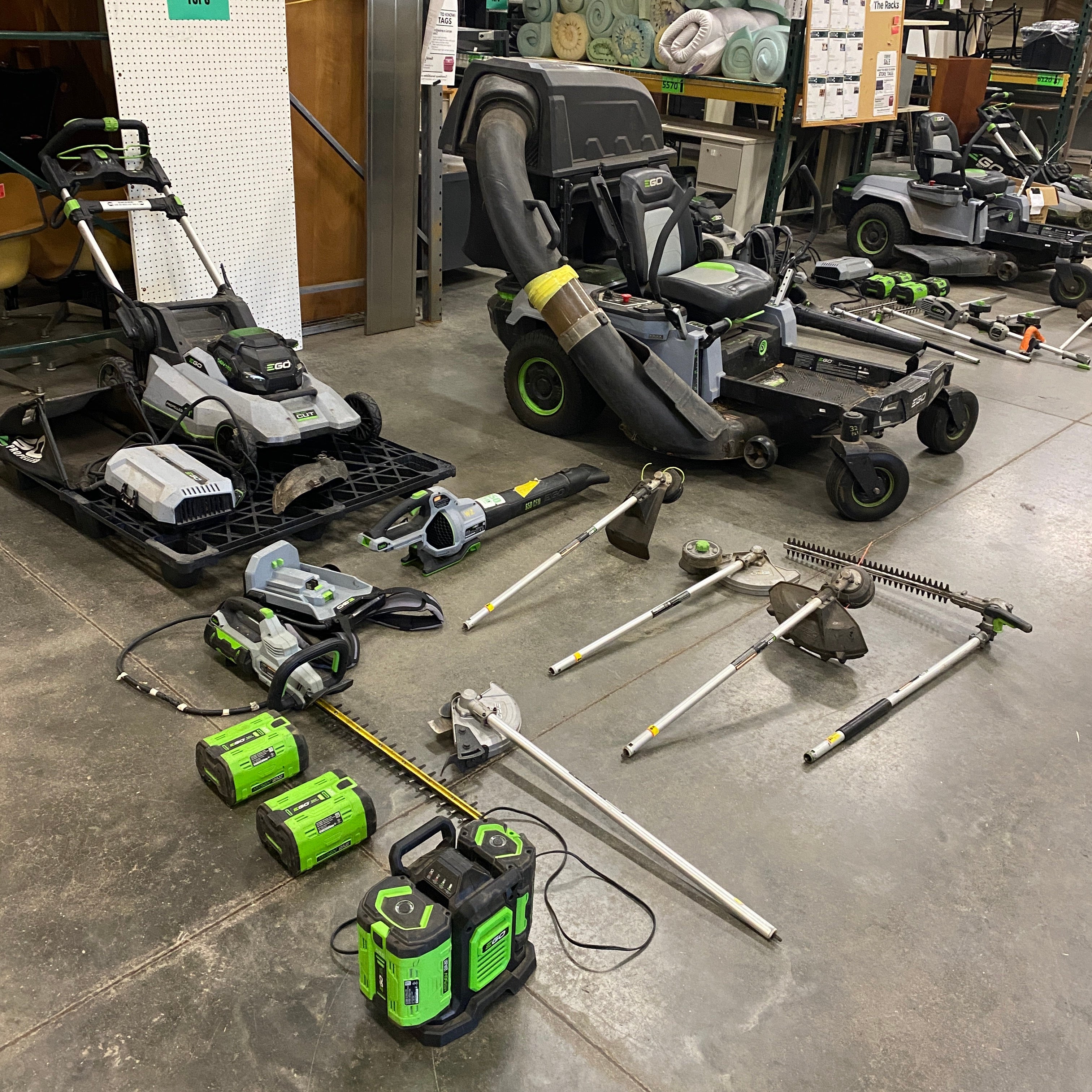 EGO Electric Landscaping Equipment Lot #1