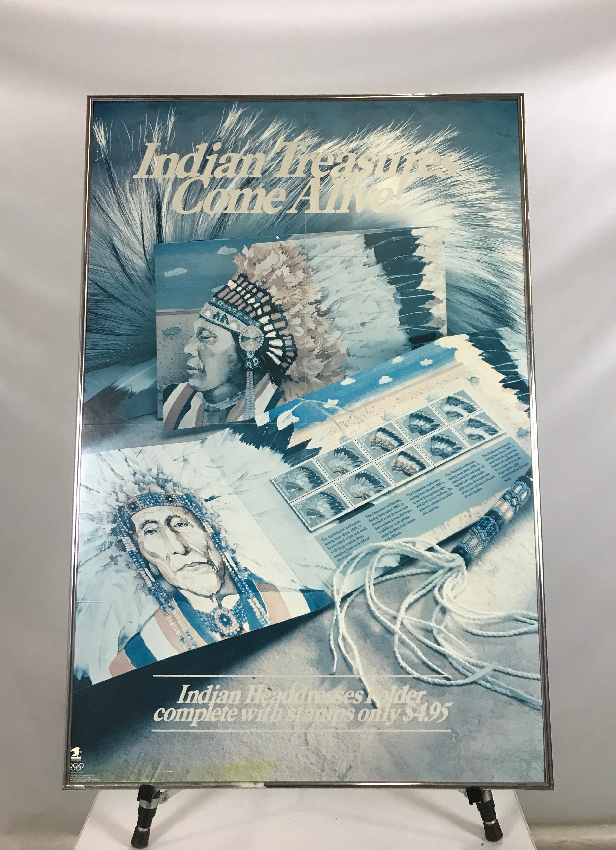 "Indian Treasures Come Alive!" United States Postal Service Poster