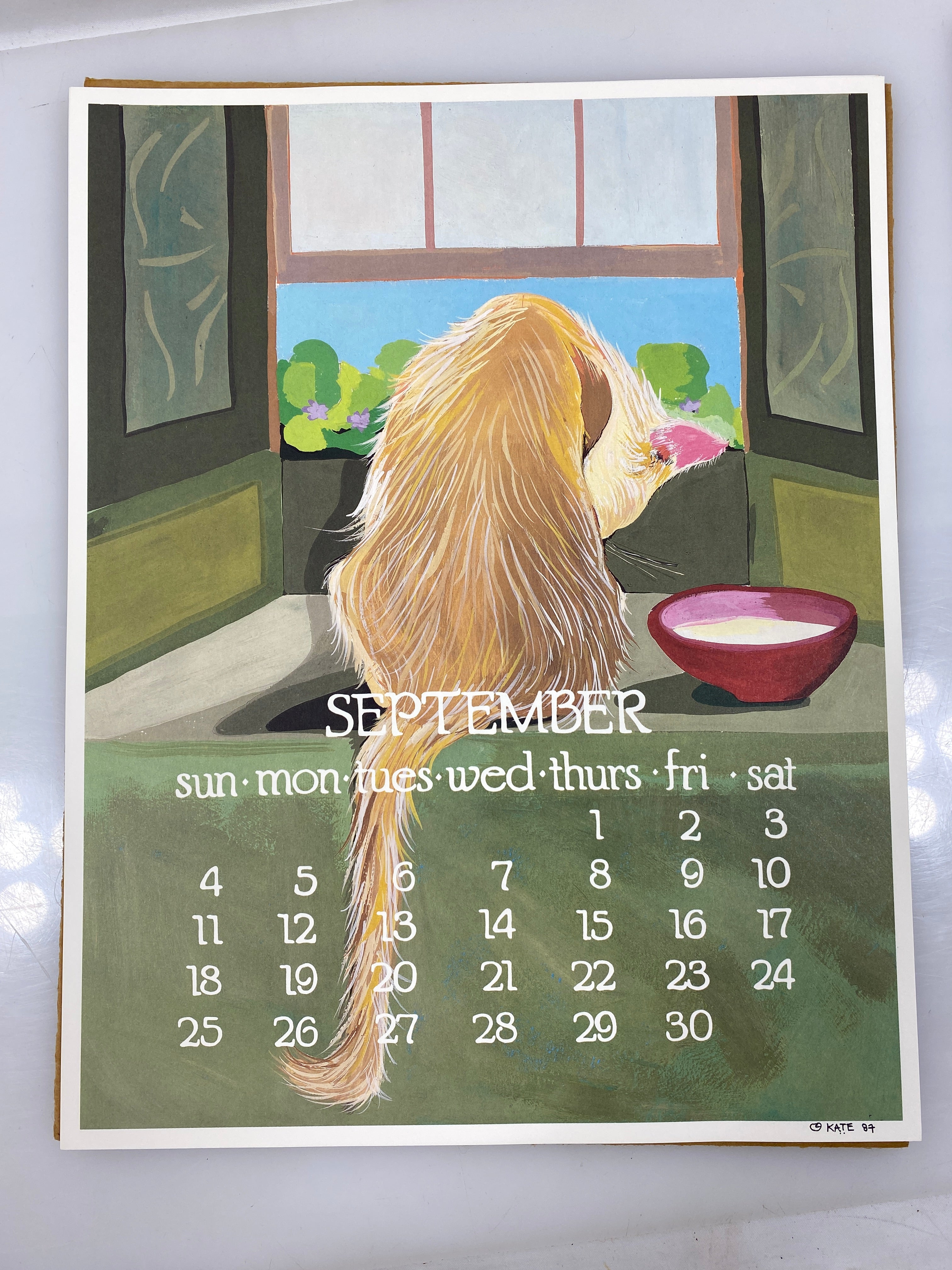 1988 Calendar Posters by Kate Libby – MSU Surplus Store