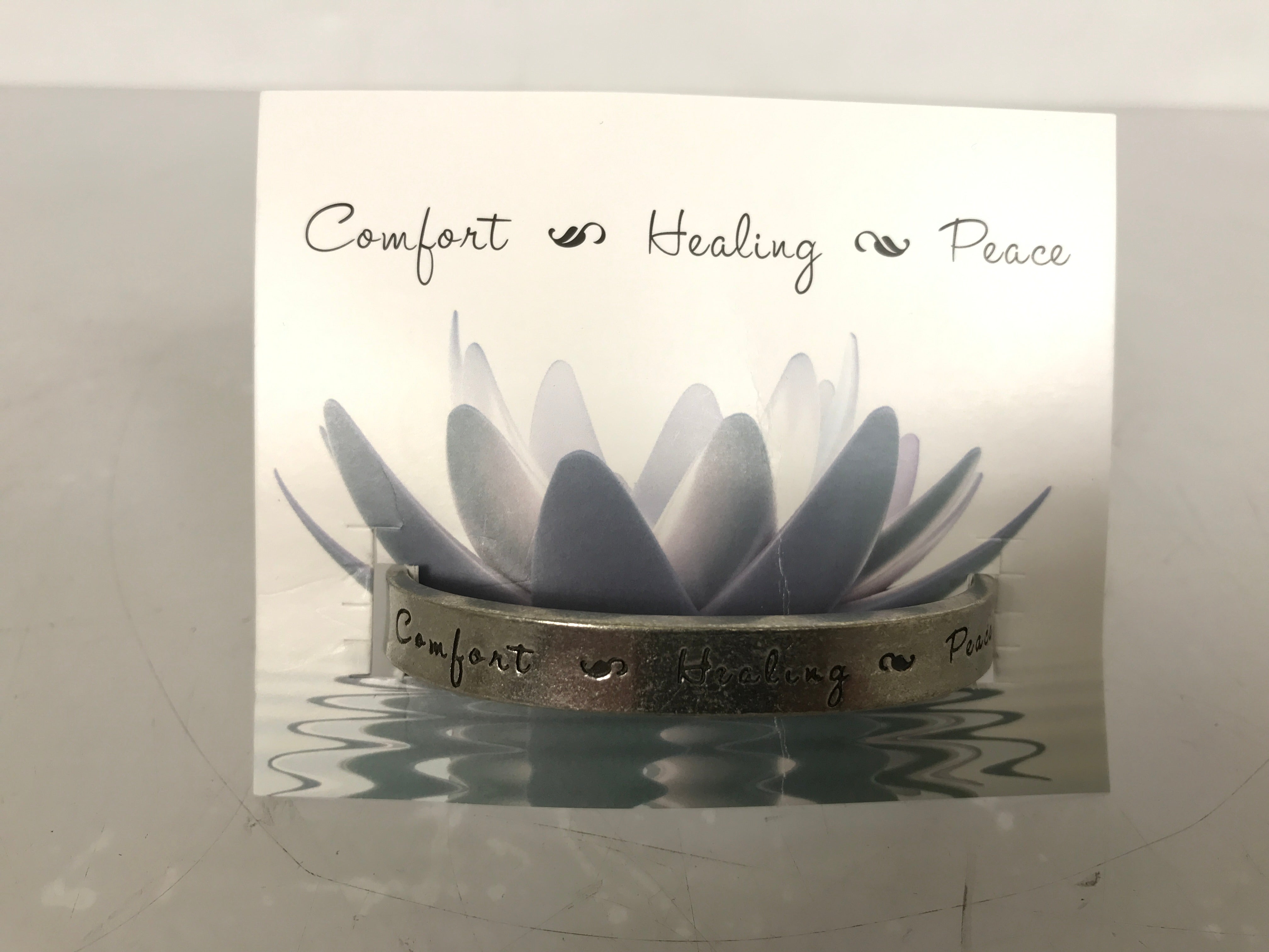 WHD Quotable Cuffs Bracelet "Comfort Healing Peace"